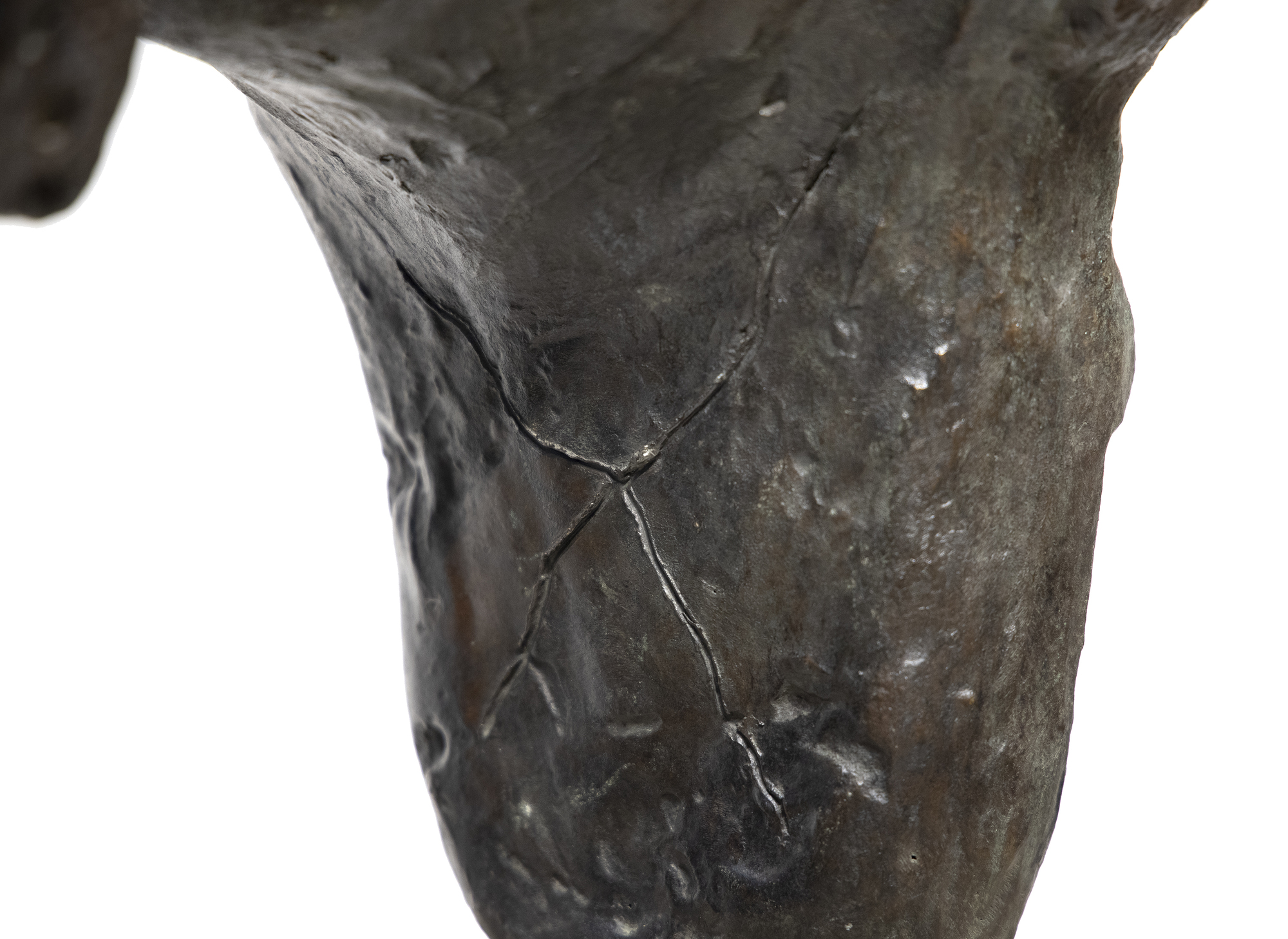JOAN MIRO - L&#039;Oiseau - bronze et parpaing - 23 7/8 x 20 x 16 1/8 in.