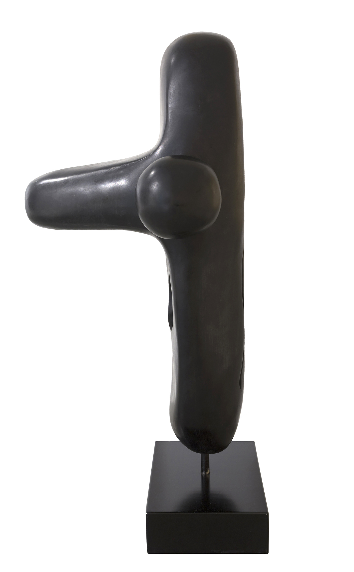 JOAN MIRO - Tête de femme (déesse) - bronze with black patina - 66 x 36 1/2 x 30 in.