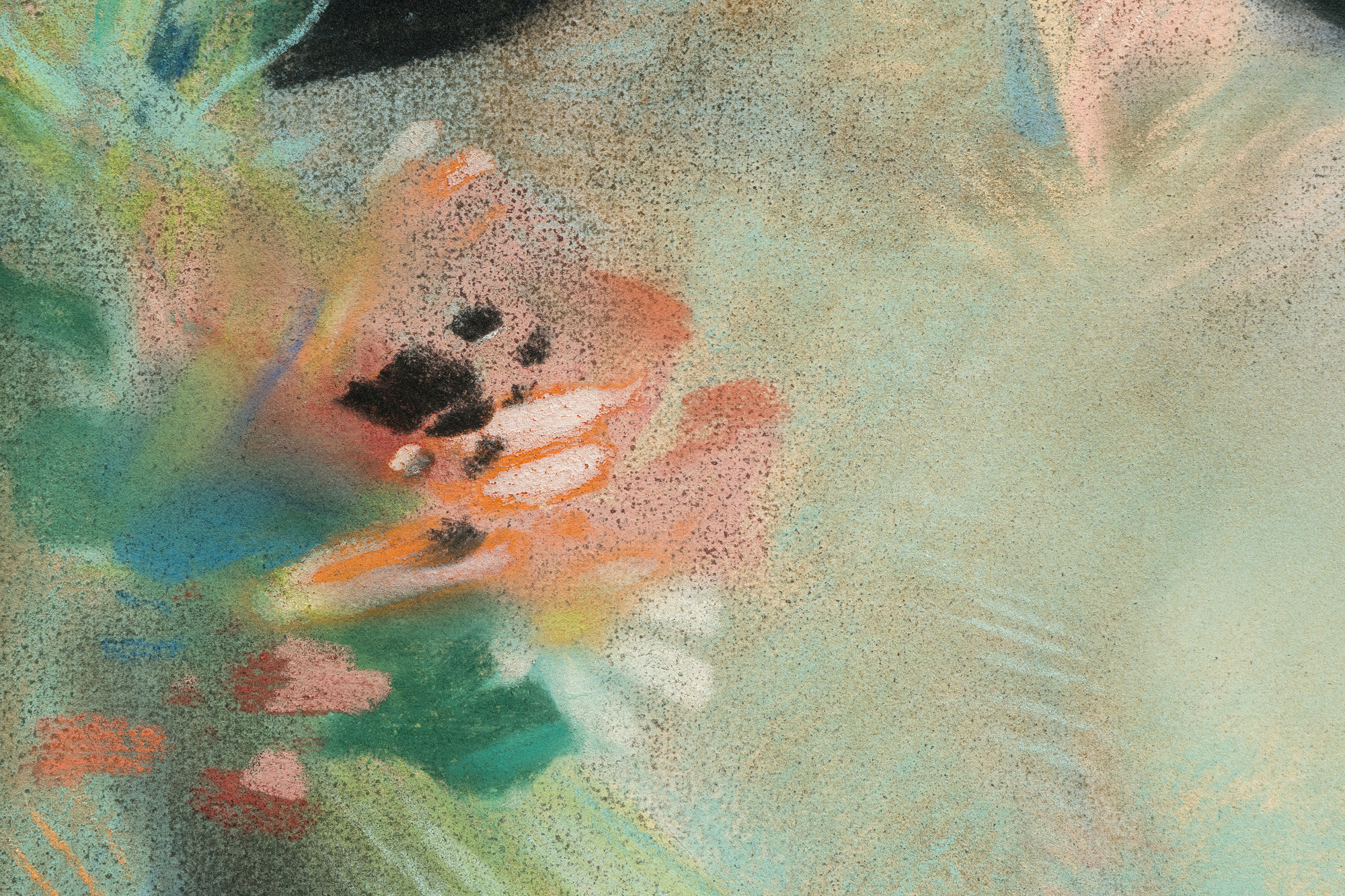 <div>Jules Chéret’s <em>Portrait</em> is a lively pastel chalk on canvas that reveals the painterly sensibility behind the artist best known as the master of Belle Époque poster art. In this composition, two female figures emerge from a whirlwind of color and light, their forms dissolving into strokes of turquoise, rose, and gold. The surface vibrates with movement, recalling the theatrical energy and fleeting glamour that defined fin-de-siècle Paris. Softly modeled yet animated by sweeping gestures, the figures seem caught mid-performance—at once intimate and exuberant. </div><br><br><div>&nbsp;</div><br><br><div>Though widely celebrated for his advertising posters, Chéret was deeply influenced by the Rococo masters, particularly Jean-Honoré Fragonard and Antoine Watteau. Their spirit of elegance, sensuality, and decorative flourish permeates this work, where lightness of touch and chromatic brilliance take precedence over strict realism. These same qualities made his vivid lithographic posters for the Eldorado, the Olympia, the Folies Bergère, the Théâtre de l’Opéra, the Alcazar d’Été, and the Moulin Rouge iconic emblems of Parisian modern life. </div><br><br><div>&nbsp;</div><br><br><div>Chéret’s success in poster design helped launch a new generation of artists, including Charles Gesmar and Henri de Toulouse-Lautrec, solidifying the poster as a legitimate artistic medium. While he achieved recognition as a painter, it was his advertising imagery—initially undertaken to earn a living but later pursued with conviction—that secured his legacy. Honored with a posthumous exhibition at the Salon d’Automne in 1933, Chéret’s works are now held in major institutions including The Museum of Modern Art, the Musée d’Orsay, the Hermitage Museum, and the Art Institute of Chicago, affirming his enduring place in the history of modern art. </div>