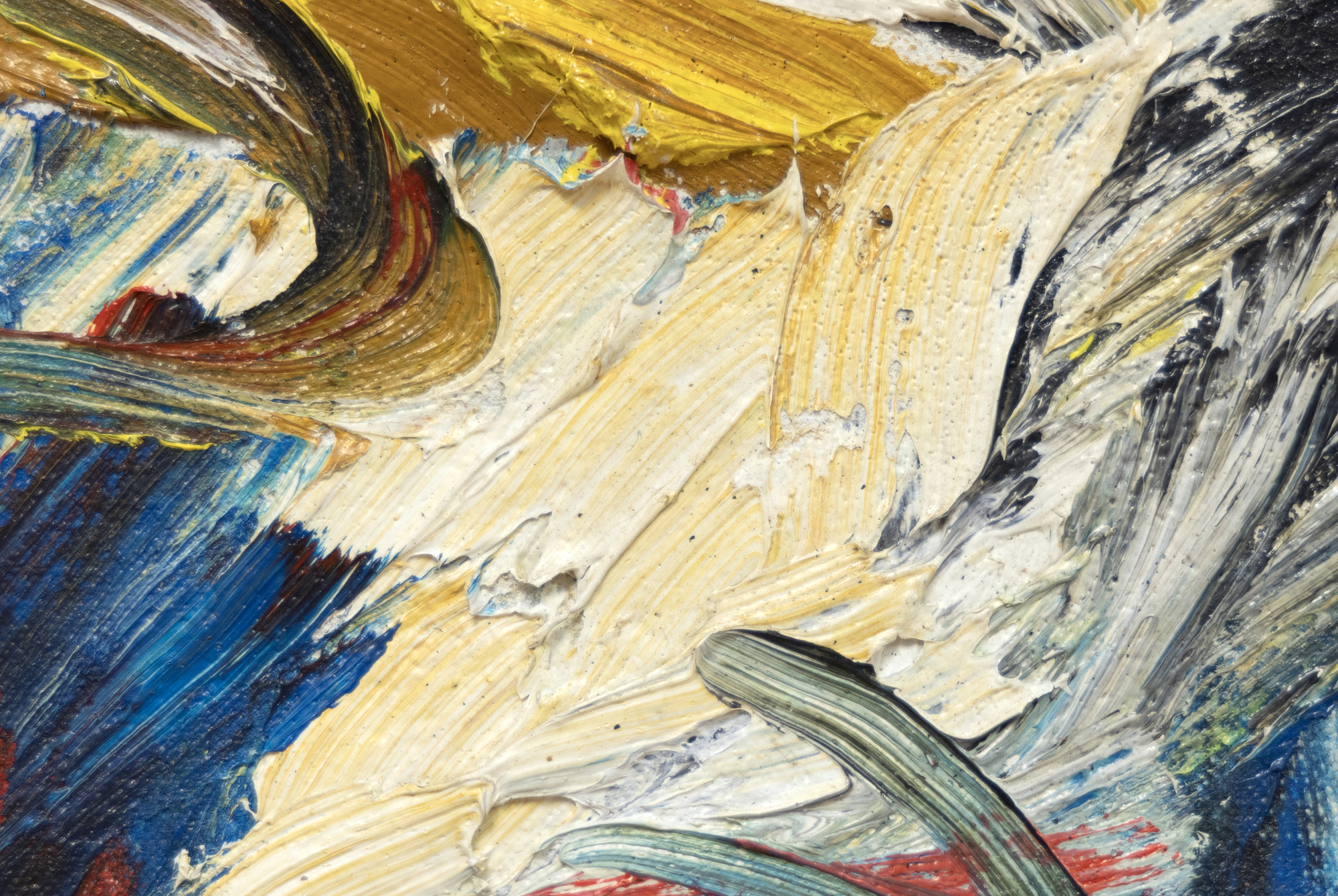 KAREL APPEL - Head in the Storm - 油画 - 10 x 14 1/4 英寸。