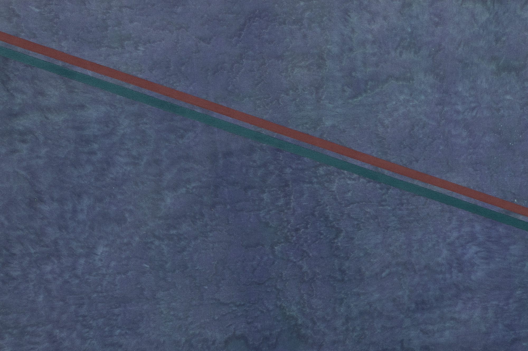 <div><font face=Lato size=3 color=black>Kenneth Noland’s <em>Gray Reflection</em> (1978) comes from the late 1970s, when the artist was deeply engaged with shaped canvases and the refinement of surface and form. The cool slate ground is animated by faint tonal shifts and angled color bands that cut across the polygonal field, creating both balance and quiet momentum.<br><br></font></div><br><br><div><font face=Lato size=3 color=black>This period was far less prolific than his celebrated 1960s circle paintings, making works such as <em>Gray Reflection </em>comparatively rare. While not part of a named series, it resonates with other late-1970s explorations like <em>Burnt Beige </em>at the Cranbrook Art Museum.<br><br></font></div><br><br><div><font face=Lato size=3 color=black>Noland, a central figure of post-painterly abstraction alongside Morris Louis and Helen Frankenthaler, is represented in major museum collections including MoMA, Tate, and the National Gallery of Art.</font></div>