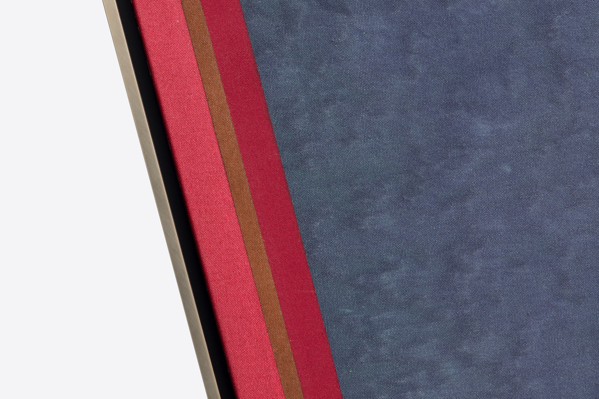 <div><font face=Lato size=3 color=black>Kenneth Noland’s <em>Gray Reflection</em> (1978) comes from the late 1970s, when the artist was deeply engaged with shaped canvases and the refinement of surface and form. The cool slate ground is animated by faint tonal shifts and angled color bands that cut across the polygonal field, creating both balance and quiet momentum.<br><br></font></div><br><br><div><font face=Lato size=3 color=black>This period was far less prolific than his celebrated 1960s circle paintings, making works such as <em>Gray Reflection </em>comparatively rare. While not part of a named series, it resonates with other late-1970s explorations like <em>Burnt Beige </em>at the Cranbrook Art Museum.<br><br></font></div><br><br><div><font face=Lato size=3 color=black>Noland, a central figure of post-painterly abstraction alongside Morris Louis and Helen Frankenthaler, is represented in major museum collections including MoMA, Tate, and the National Gallery of Art.</font></div>