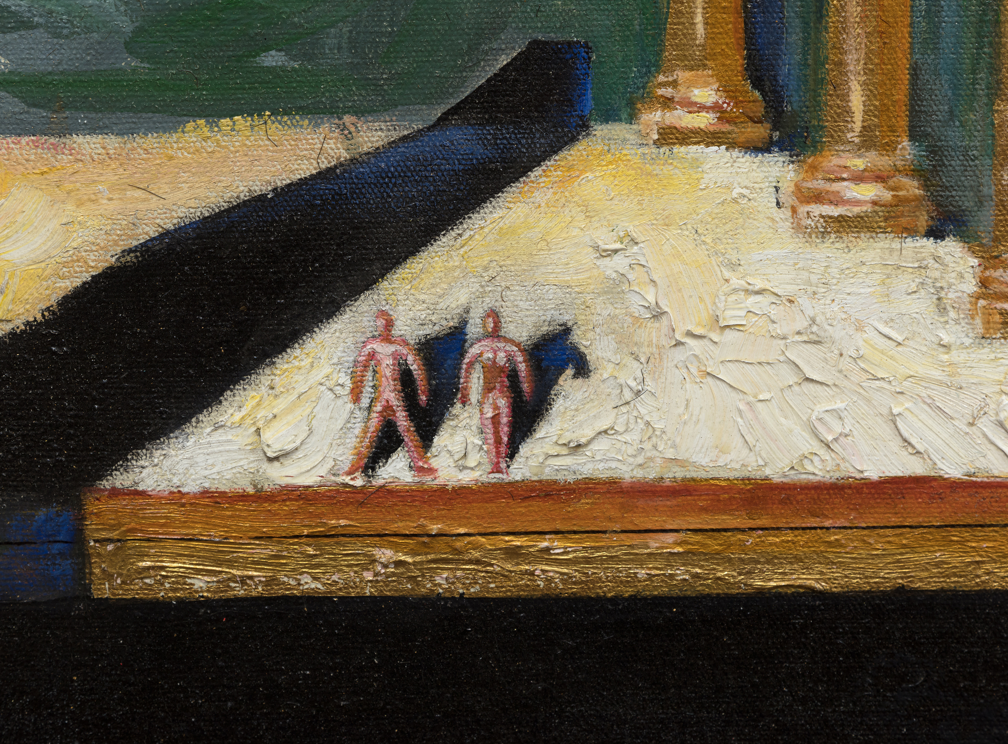 LEONID LAMM - State Power LEONID LAMM - State Power - oil on canvas - 68 3/8 x 66 x 1 in.