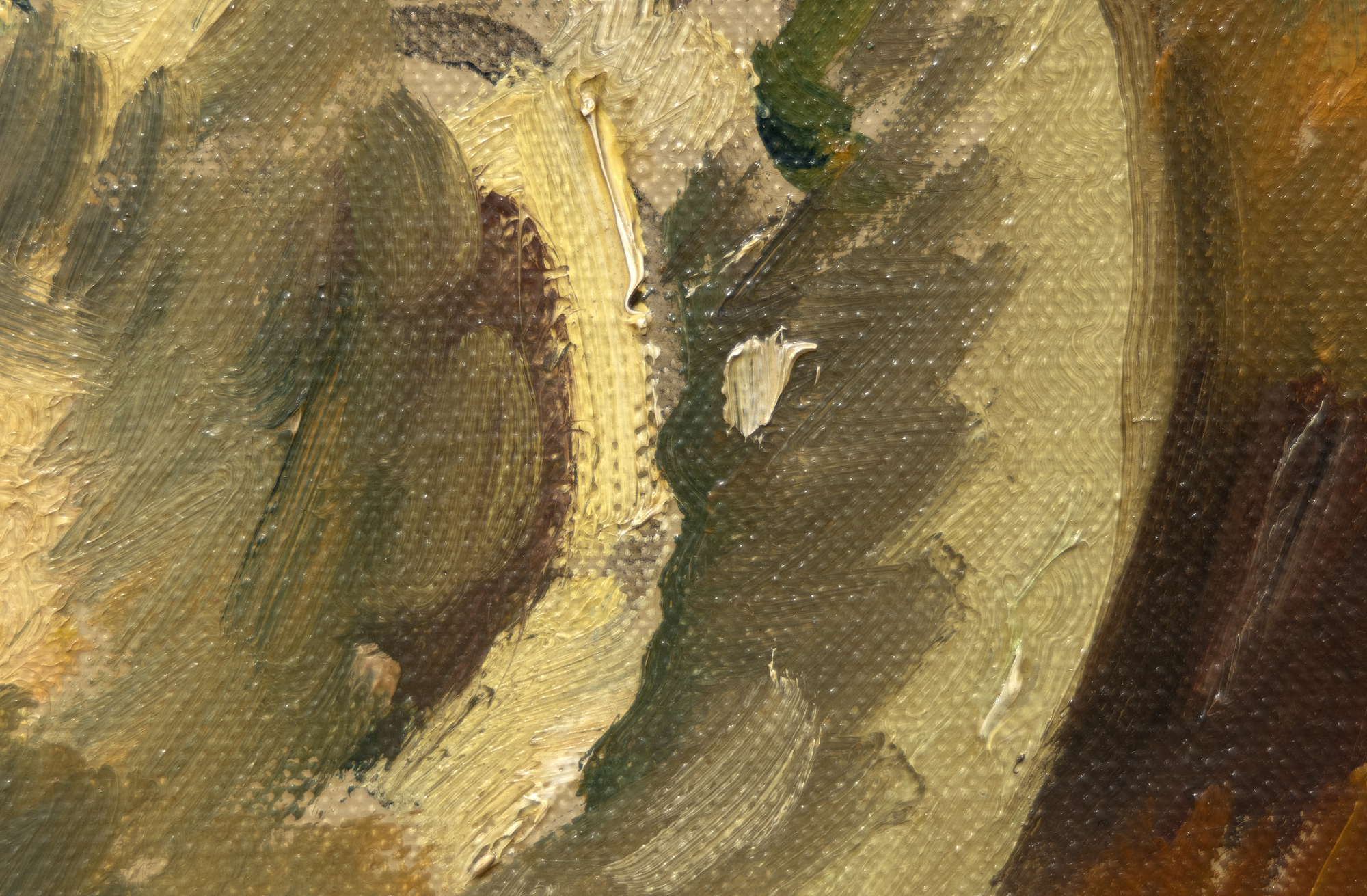 路易-瓦塔特-鹅膏花瓶-布面油画-23 1/2 x 19 英寸。