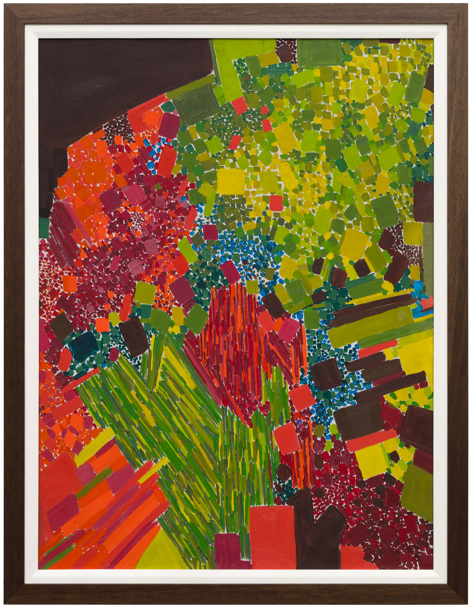 LYNNE MAPP DREXLER - Sporadic Spring LYNNE MAPP DREXLER - Sporadic Spring - oil on canvas - 40 x 29 1/2 in.