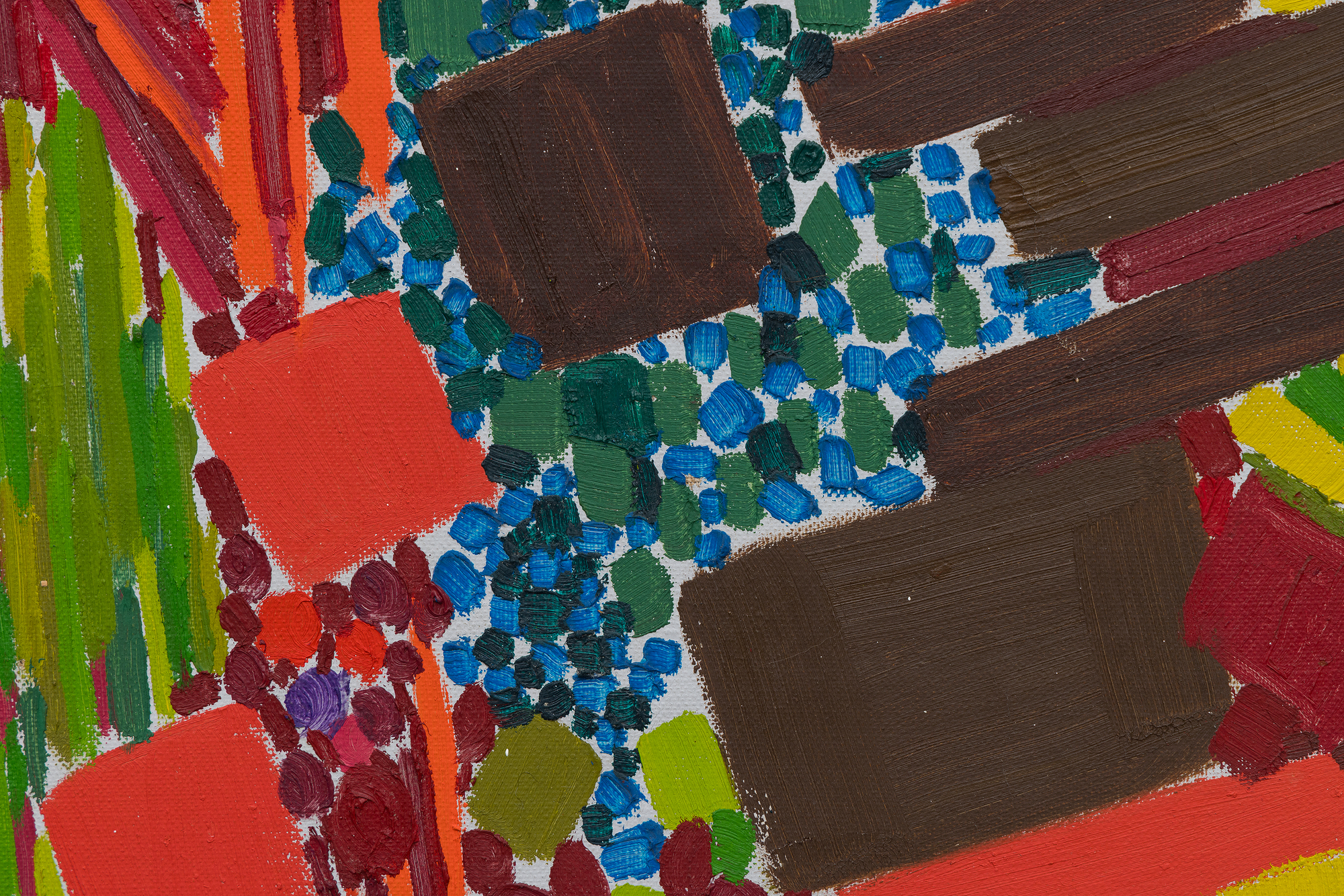 LYNNE MAPP DREXLER - Sporadic Spring LYNNE MAPP DREXLER - Sporadic Spring - oil on canvas - 40 x 29 1/2 in.