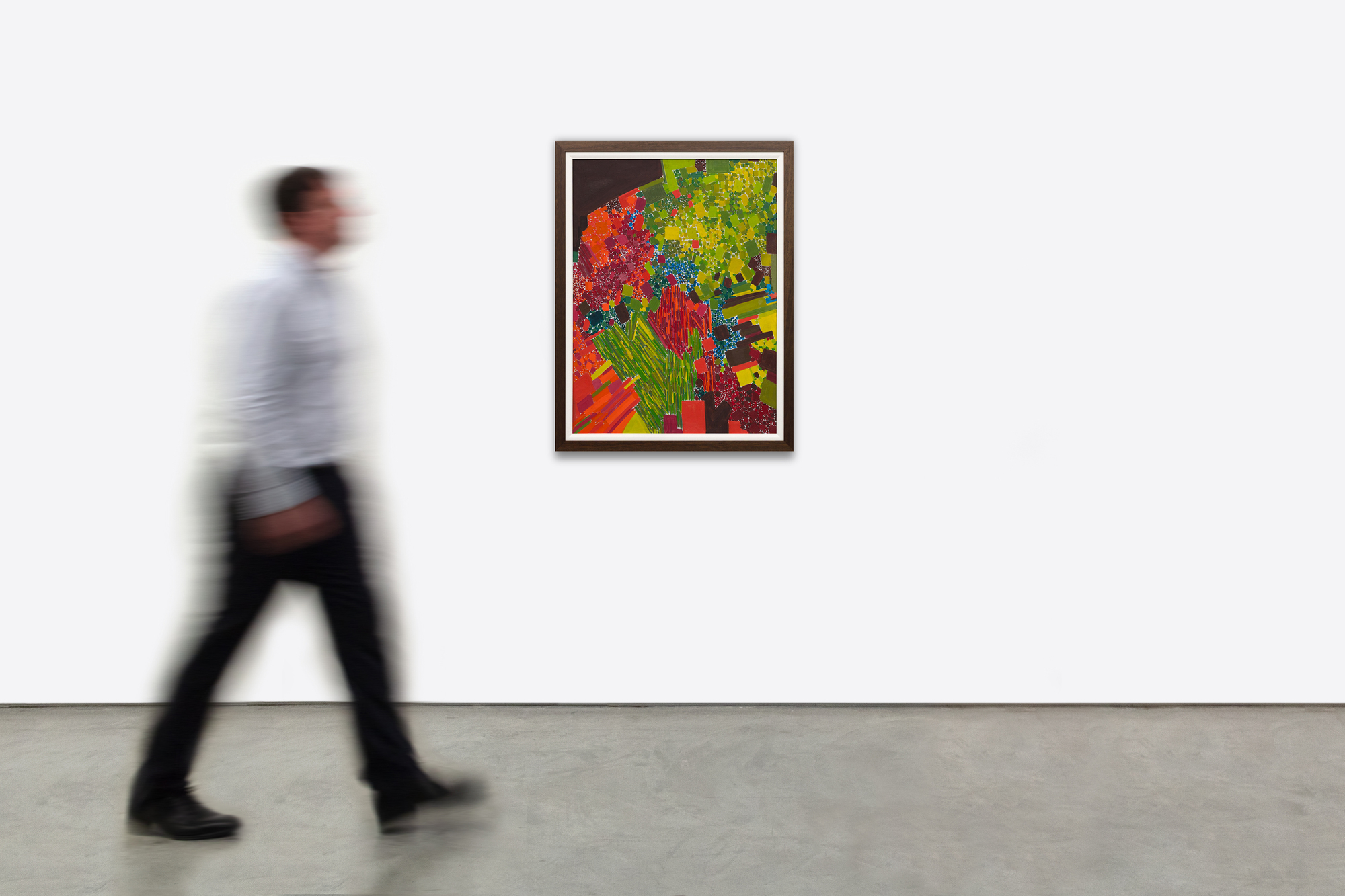 LYNNE MAPP DREXLER - Sporadic Spring LYNNE MAPP DREXLER - Sporadic Spring - oil on canvas - 40 x 29 1/2 in.