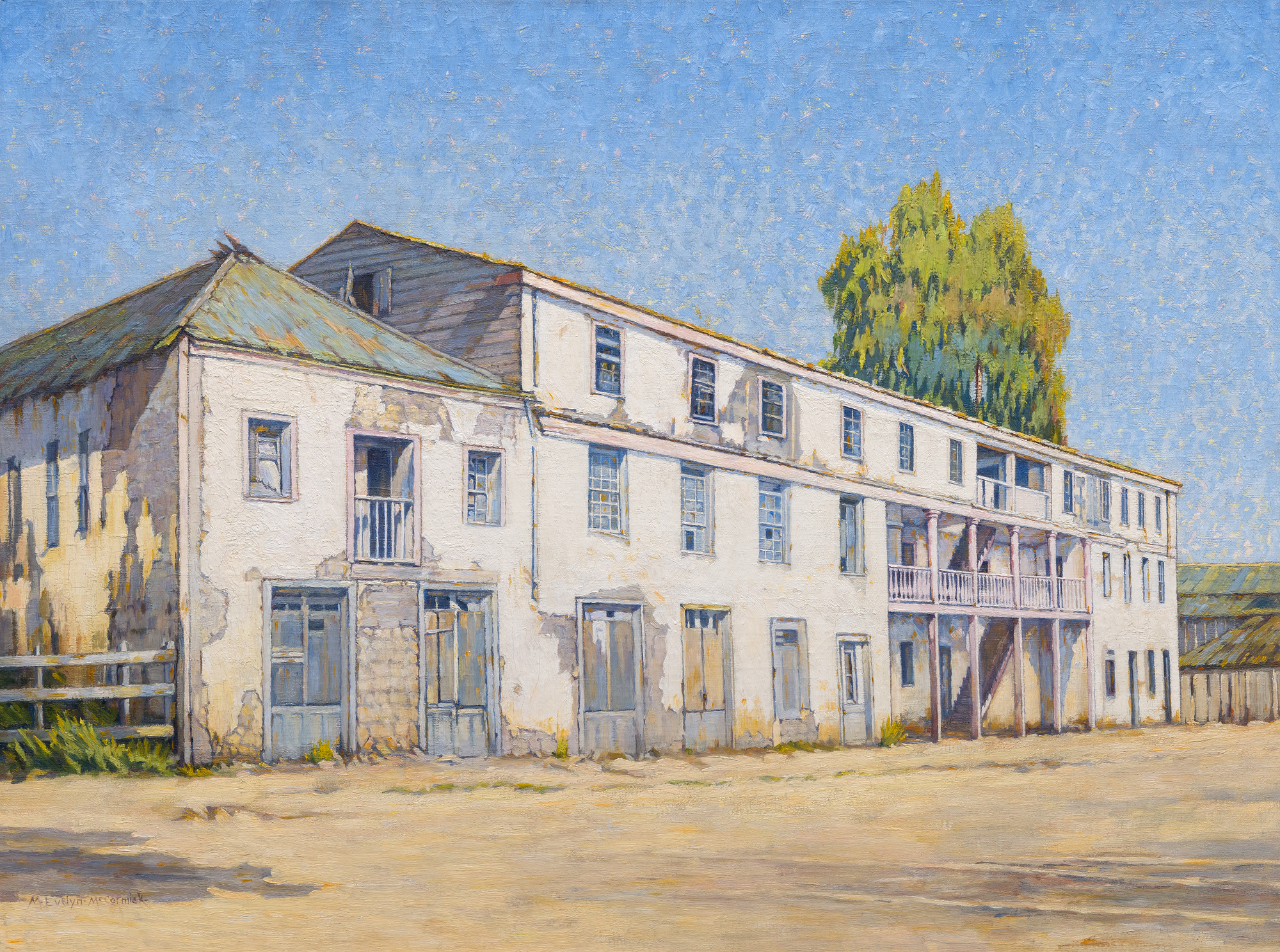 M. EVELYN MCCORMICK - The Washington Hotel - oil on canvas - 30 x 40 in.