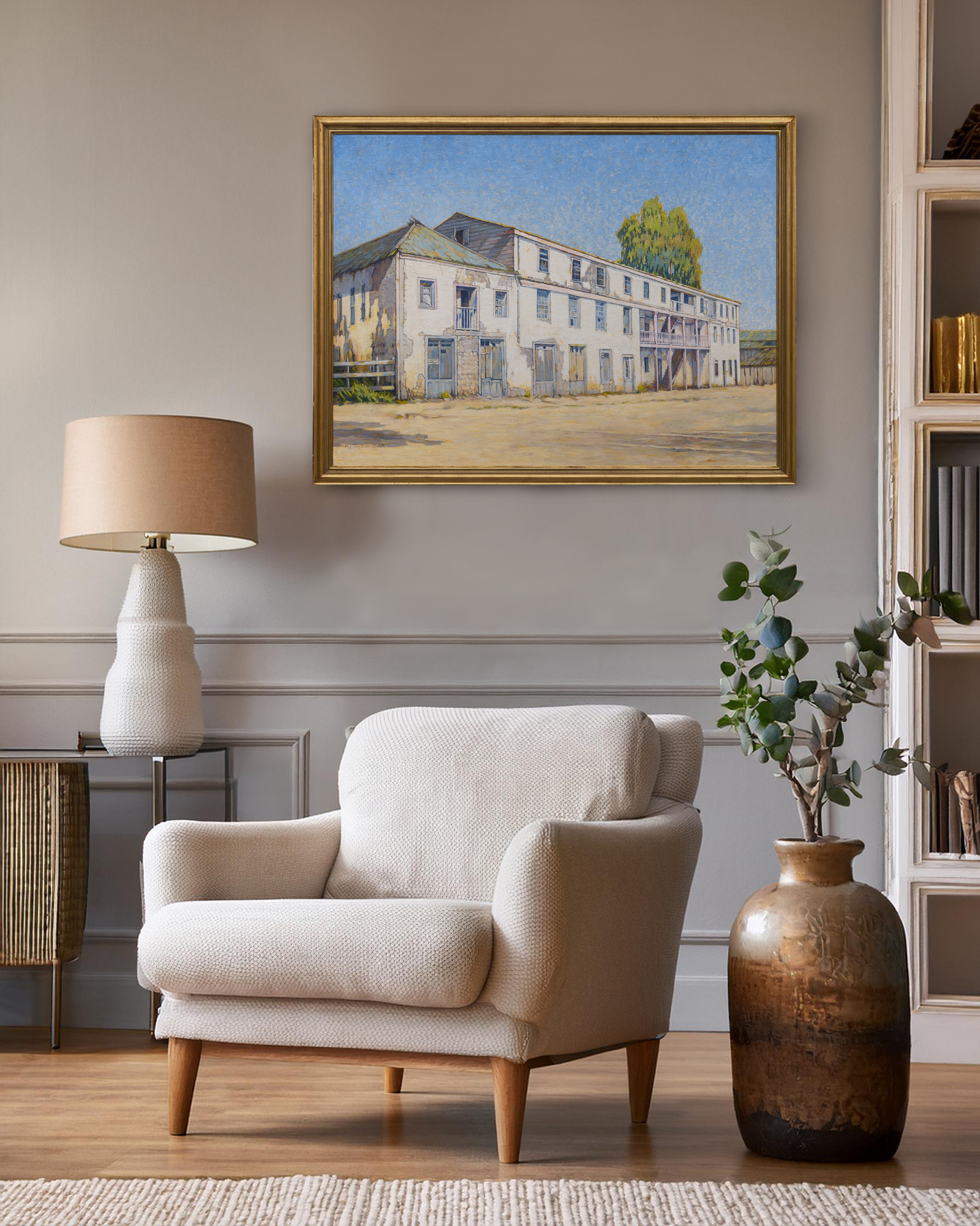 M. EVELYN MCCORMICK - The Washington Hotel - oil on canvas - 30 x 40 in.