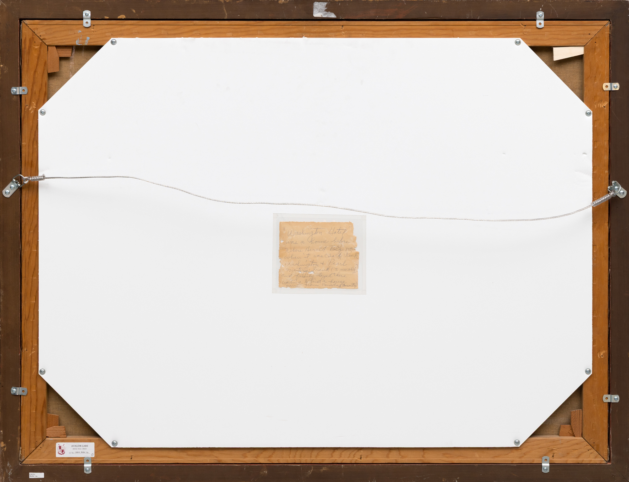 M. EVELYN MCCORMICK - The Washington Hotel - oil on canvas - 30 x 40 in.