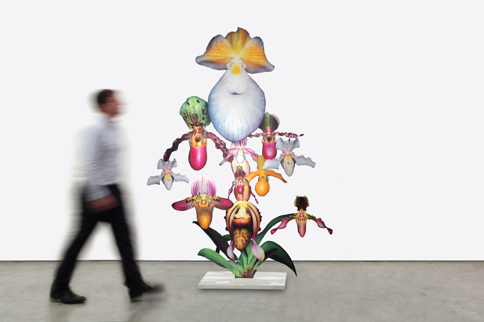 MARC QUINN - Lovebomb - photo laminée sur aluminium - 108 1/4 x 71 3/4 x 37 3/4 in.