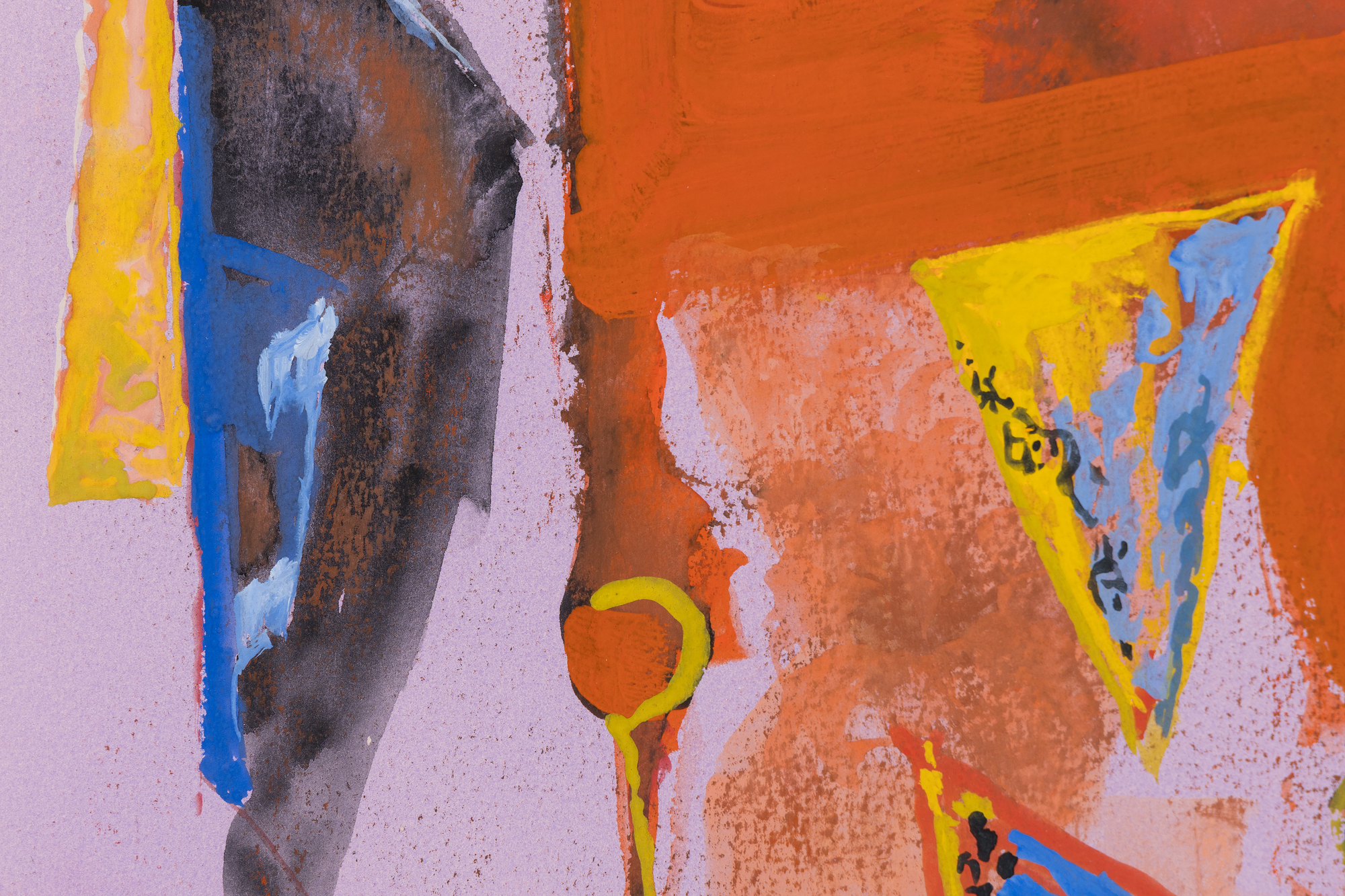 <div>Marino Marini’s <em>Marino from Shakespeare I </em>(1977) is a vibrant and theatrically charged work on paper, executed in tempera over aquatint and drawn from the celebrated Marino from Shakespeare portfolio. The composition is animated by bold, gestural forms and a heightened palette of oranges, yellows, reds, and lilac that infuse the scene with dramatic urgency. A central equine form dominates the image, flanked by attenuated human figures whose raised arms and angled bodies suggest performance, confrontation, or ritualized movement. </div><br><br><div>&nbsp;</div><br><br><div>Although the title references Shakespeare, the connection is thematic rather than illustrative. Marini evokes the emotional intensity and existential drama associated with Shakespearean tragedy—conflict, power, instability—through dynamic relationships rather than narrative detail. The horse and rider, a recurring motif throughout Marini’s career, function here as symbolic protagonists rather than literal subjects. As the artist himself noted, “My equestrian figures are symbols of the anguish that I feel when I survey contemporary events,” and this sense of unease is palpable in the fractured forms and off-balance poses that animate the composition. </div><br><br><div>&nbsp;</div><br><br><div>Best known as one of the great sculptors of the twentieth century, Marini demonstrates in this suite his mastery of printmaking as an expressive language. The combination of aquatint’s tonal depth with painterly applications of tempera allows for both structural clarity and emotional immediacy. <em>Marino from Shakespeare I </em>stands as a compelling example of Marini’s late graphic work, translating his sculptural vocabulary into a vivid, modern meditation on the human condition. </div>