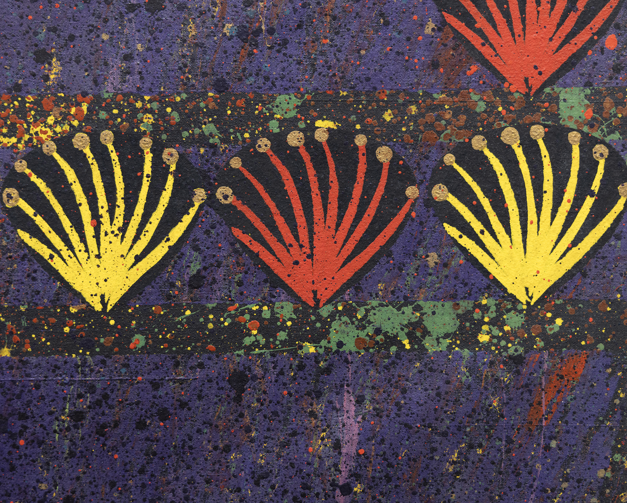 MERION ESTES - Solo Samba MERION ESTES - Solo Samba - acrylic on canvas - 70 1/4 x 71 1/2 in.
