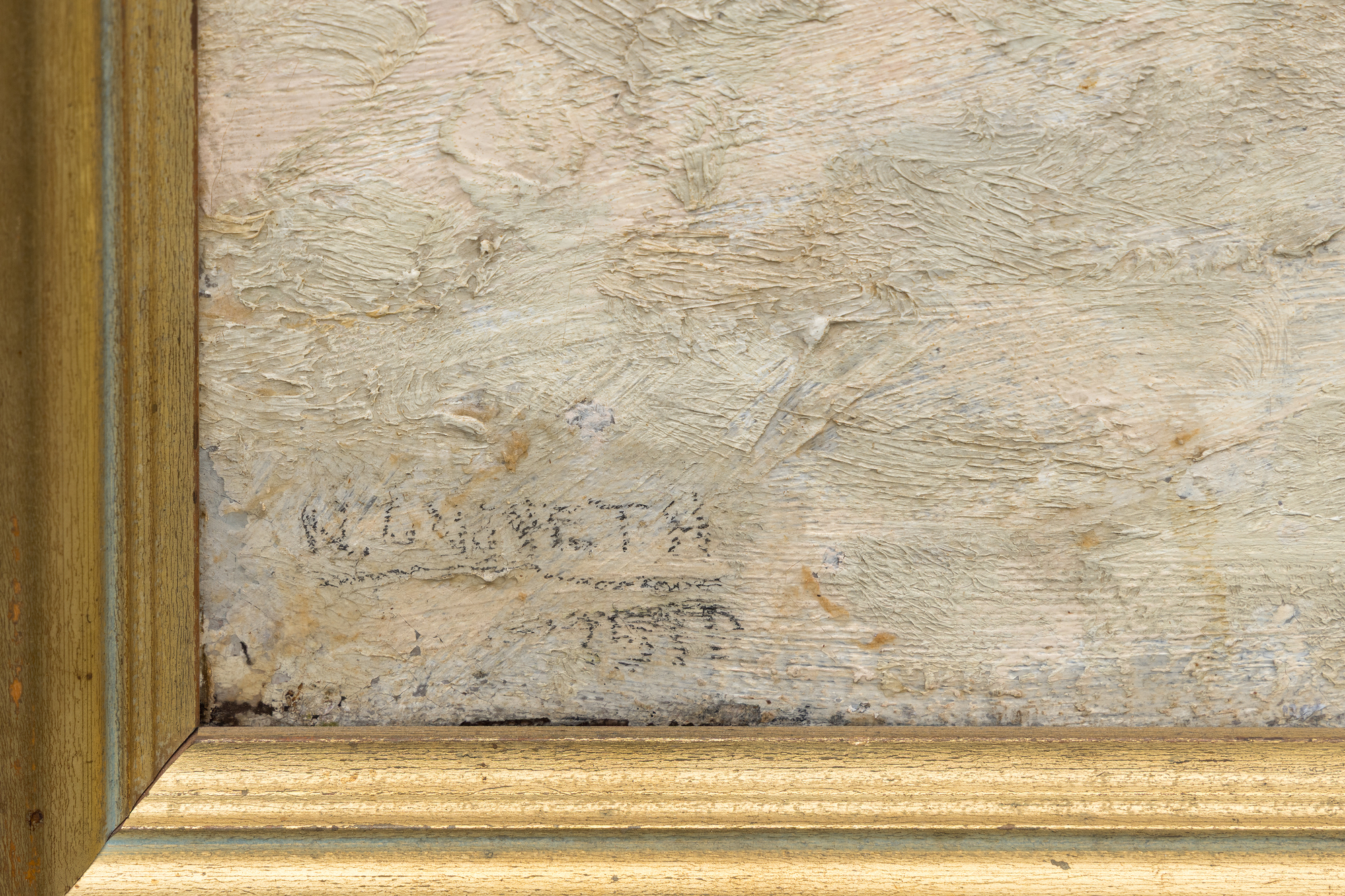 N.C. WYETH - Pyle's Barn - oil on canvas - 25 1/4 x 30 1/4 in.