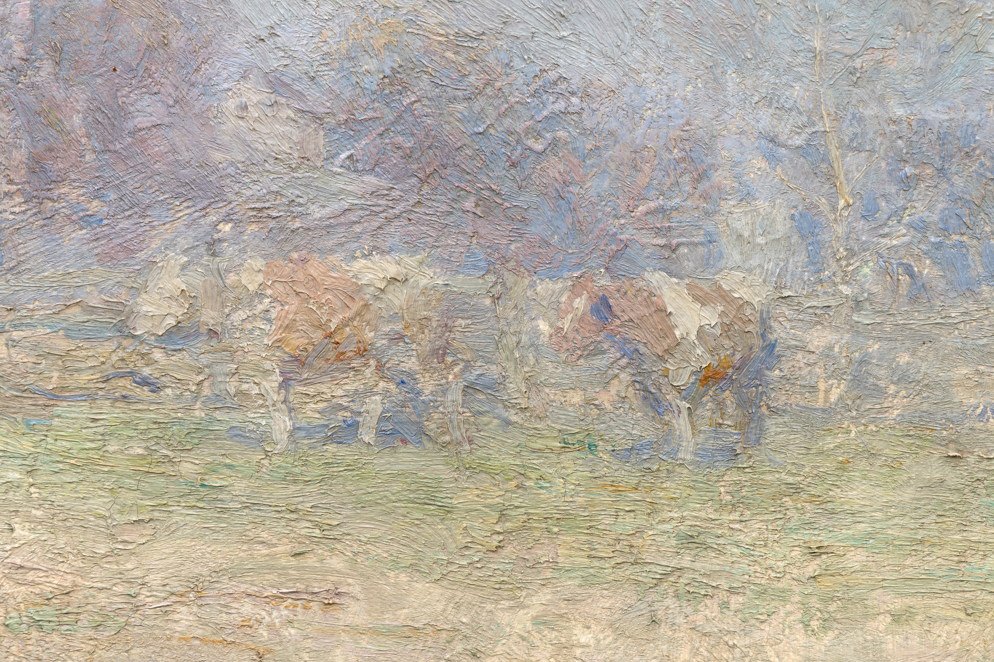 N.C. WYETH - Pyle's Barn - oil on canvas - 25 1/4 x 30 1/4 in.