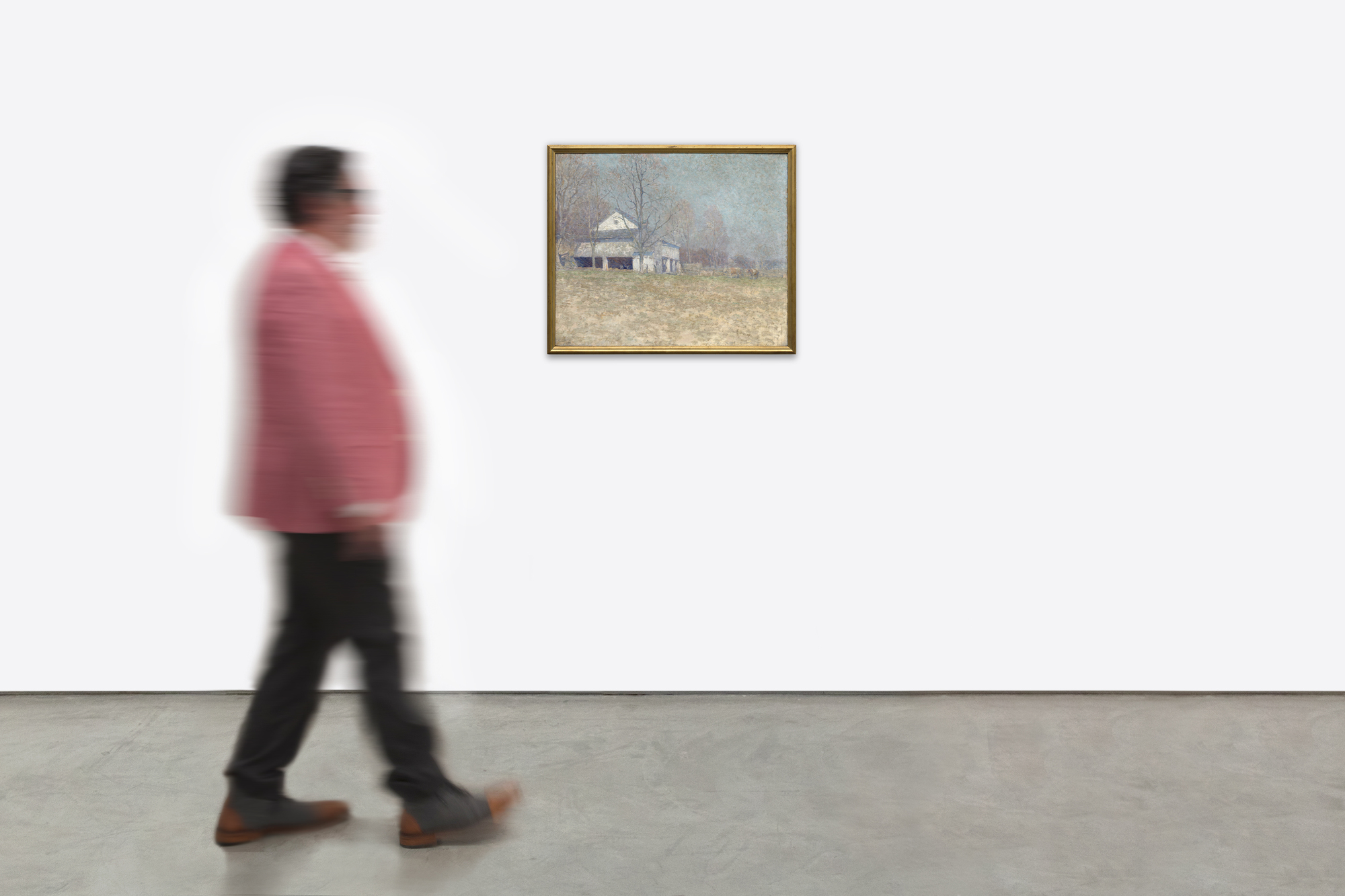 N.C. WYETH - Pyle's Barn - oil on canvas - 25 1/4 x 30 1/4 in.