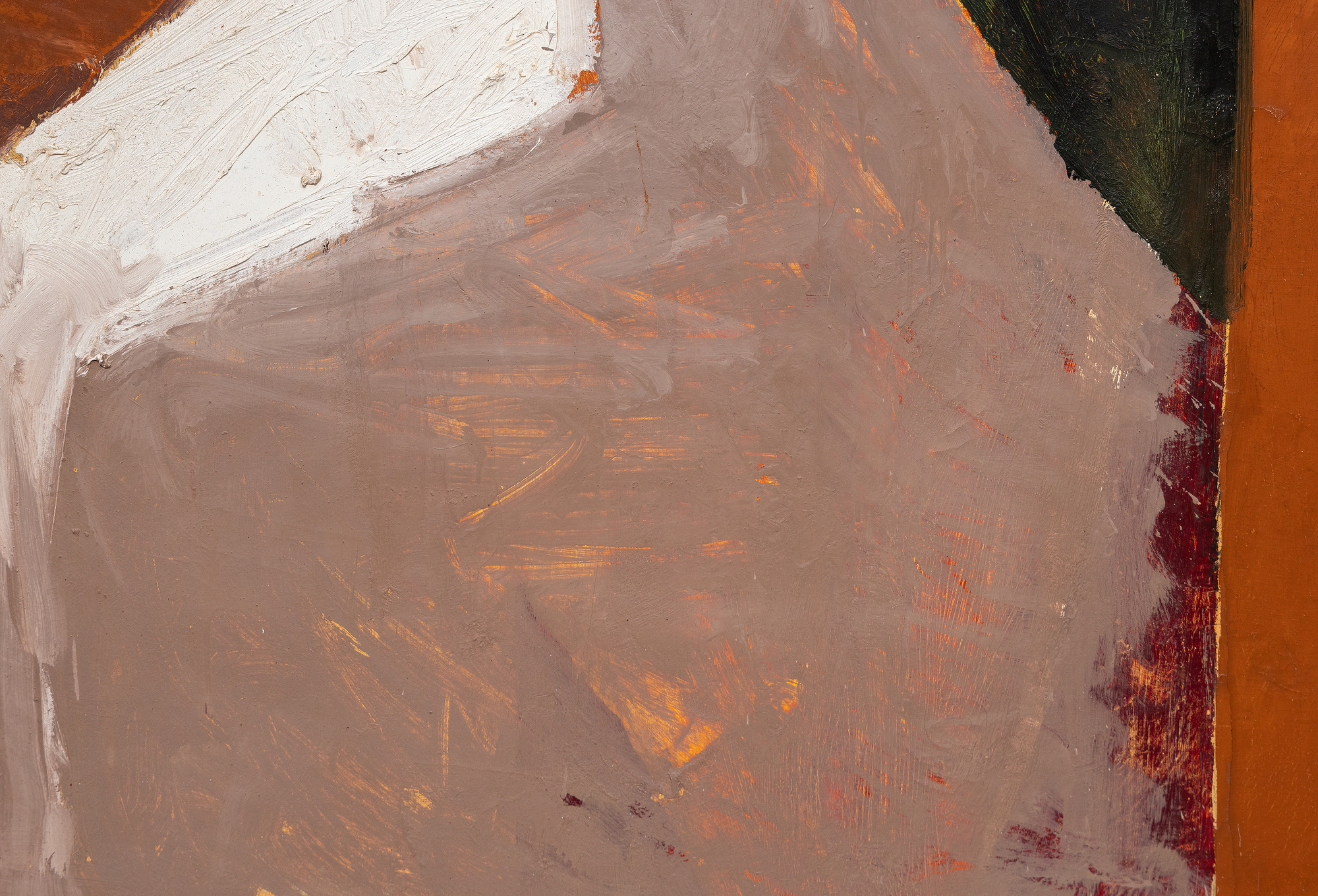 NATHAN OLIVEIRA - 第5号石碑 - 布面油画 - 66 x 54 1/8 英寸。