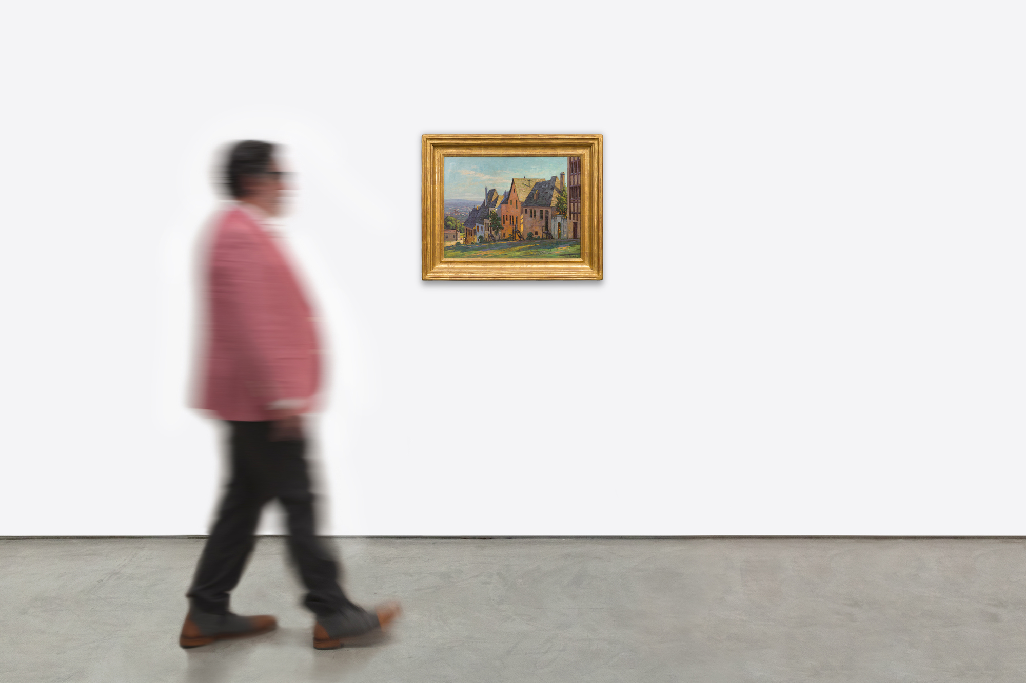 PAUL GRIMM - Normandy Village, Hollywood Los Angeles - oil on canvas board - 18 x 24 in.