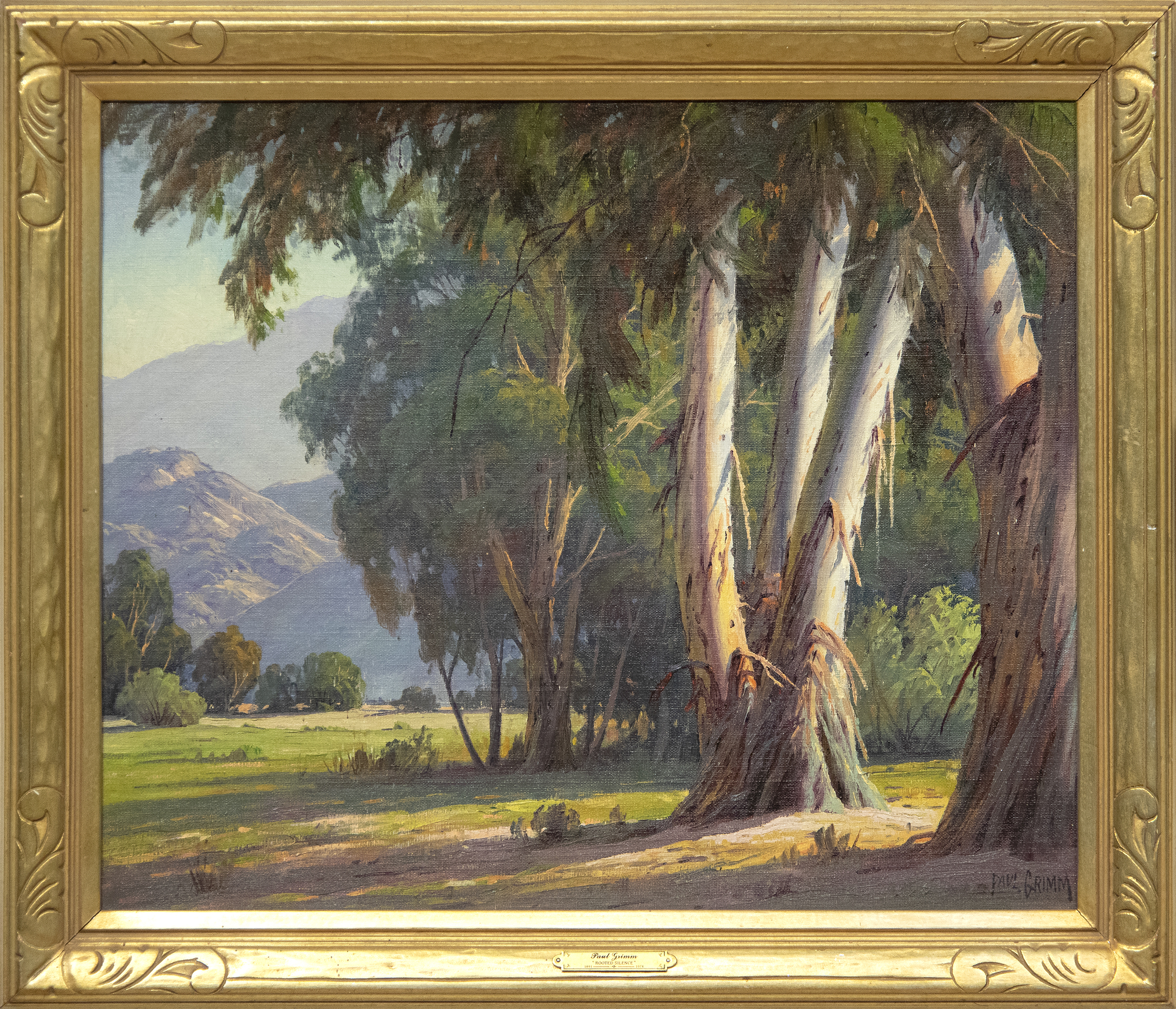 PAUL GRIMM - Rooted Silence PAUL GRIMM - Rooted Silence - oil on board - 20 x 24 in.