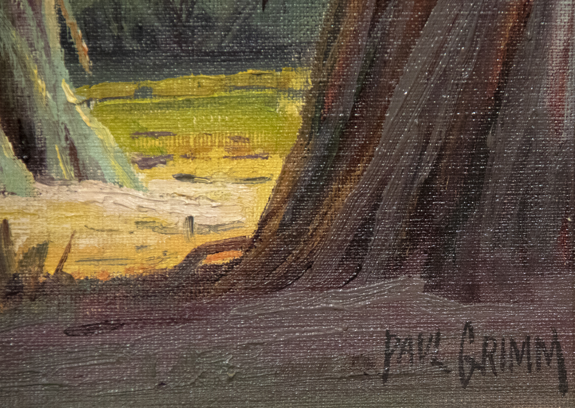 PAUL GRIMM - Rooted Silence PAUL GRIMM - Rooted Silence - oil on board - 20 x 24 in.