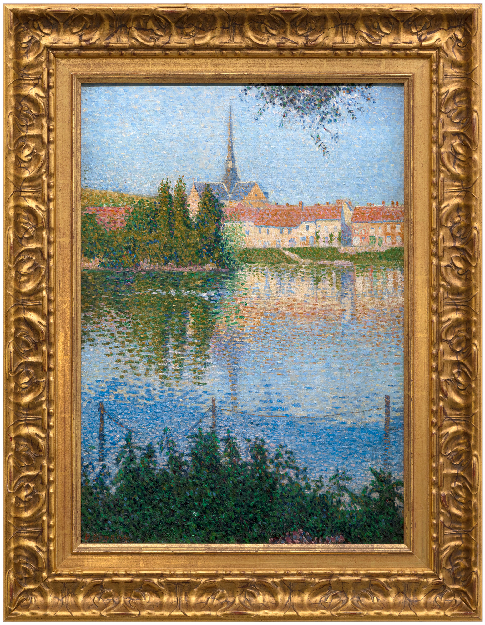1886年5月15日，乔治-修拉（Georges Seurat）的最高成就《拉格朗日岛的星期天下午》在第八届印象派画展上亮相，一场新艺术运动的视觉宣言就此诞生。修拉可以称得上是最初的 "科学印象派"，其创作方式后来被称为点彩主义或分割主义。然而，是他的朋友和知己，24岁的保罗-西尼亚克，以及他们不断的对话，导致了他们在理解光和颜色的物理学和出现的风格上的合作。西尼亚克是一个没有受过训练的印象派画家，但却是一个才华横溢的画家，他的气质完全适合于实现艰苦的笔触和色彩所需的严格和纪律性。西尼亚克很快就吸收了这种技术。他还见证了修拉两年来在巨大的《大山》上建立无数个未混合的色点的艰辛历程。西尼亚克是个外向的人，修拉是个内向的人，他们一起颠覆了印象派的进程，并改变了现代艺术的进程。