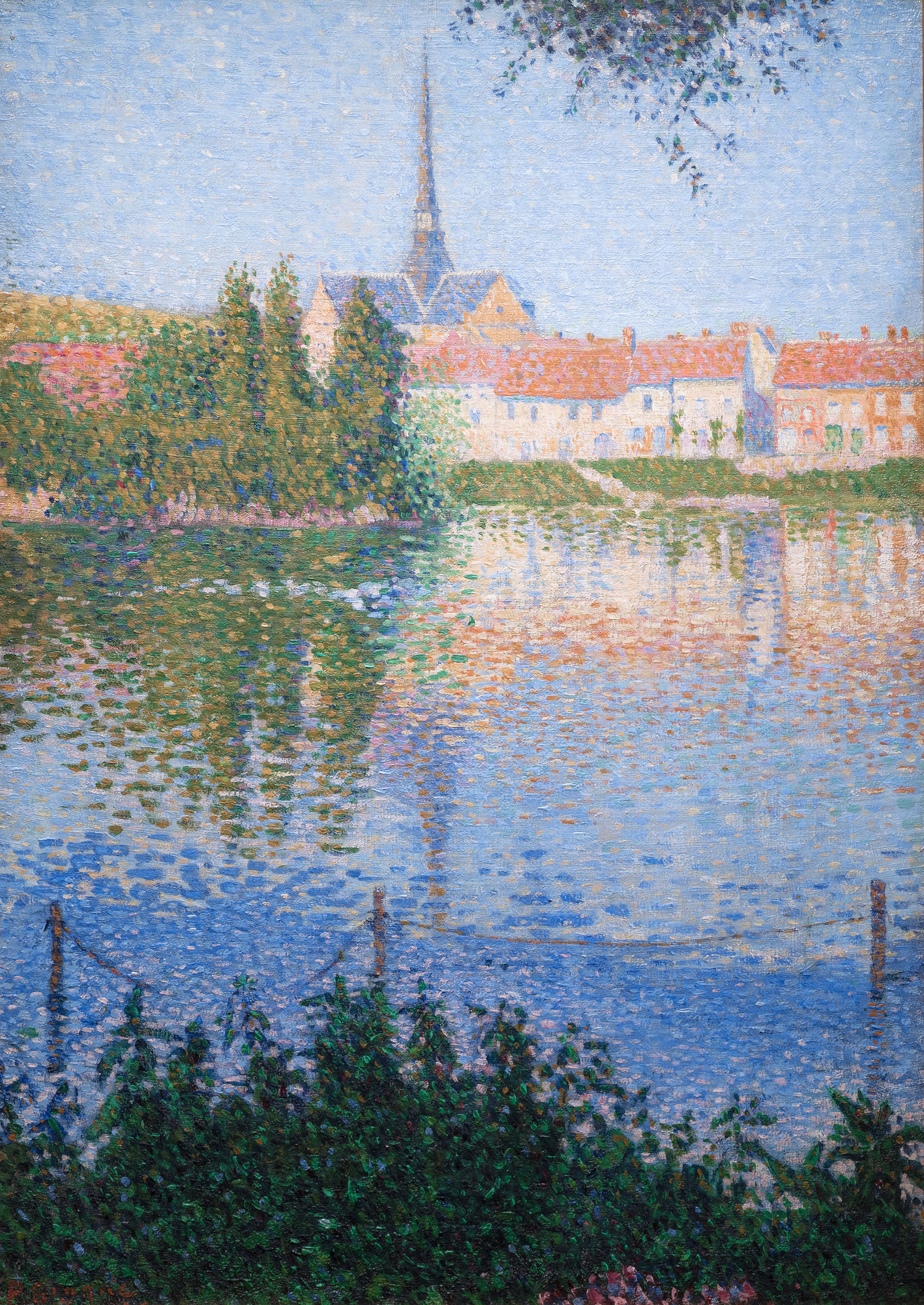 On May 15, 1886, a visual manifesto for a new art movement was born when Georges Seurat’s crowning achievement, A Sunday Afternoon on the Island of La Grande Jatte was unveiled at the Eighth Impressionist Exhibition. Seurat can claim title as the original “Scientific Impressionist” working in a manner that came to be known as Pointillism or Divisionism. It was, however, his friend and the confidant, 24-year-old Paul Signac and their constant dialogue that led to a collaboration in understanding the physics of light and color and the style that emerged. Signac was an untrained, yet a blazingly talented, Impressionist painter whose temperament was perfectly suited to the rigor and discipline required to achieve the painstakingly laborious brushwork and color. Signac quickly assimilated the technique. He also bore witness to Seurat’s arduous two-year journey building myriad layers of unblended dots of color on the colossally-sized La Grande Jatte. Together, Signac, the brash extrovert, and Seurat, a secretive introvert, were about to subvert the course of Impressionism, and change the course of modern art.