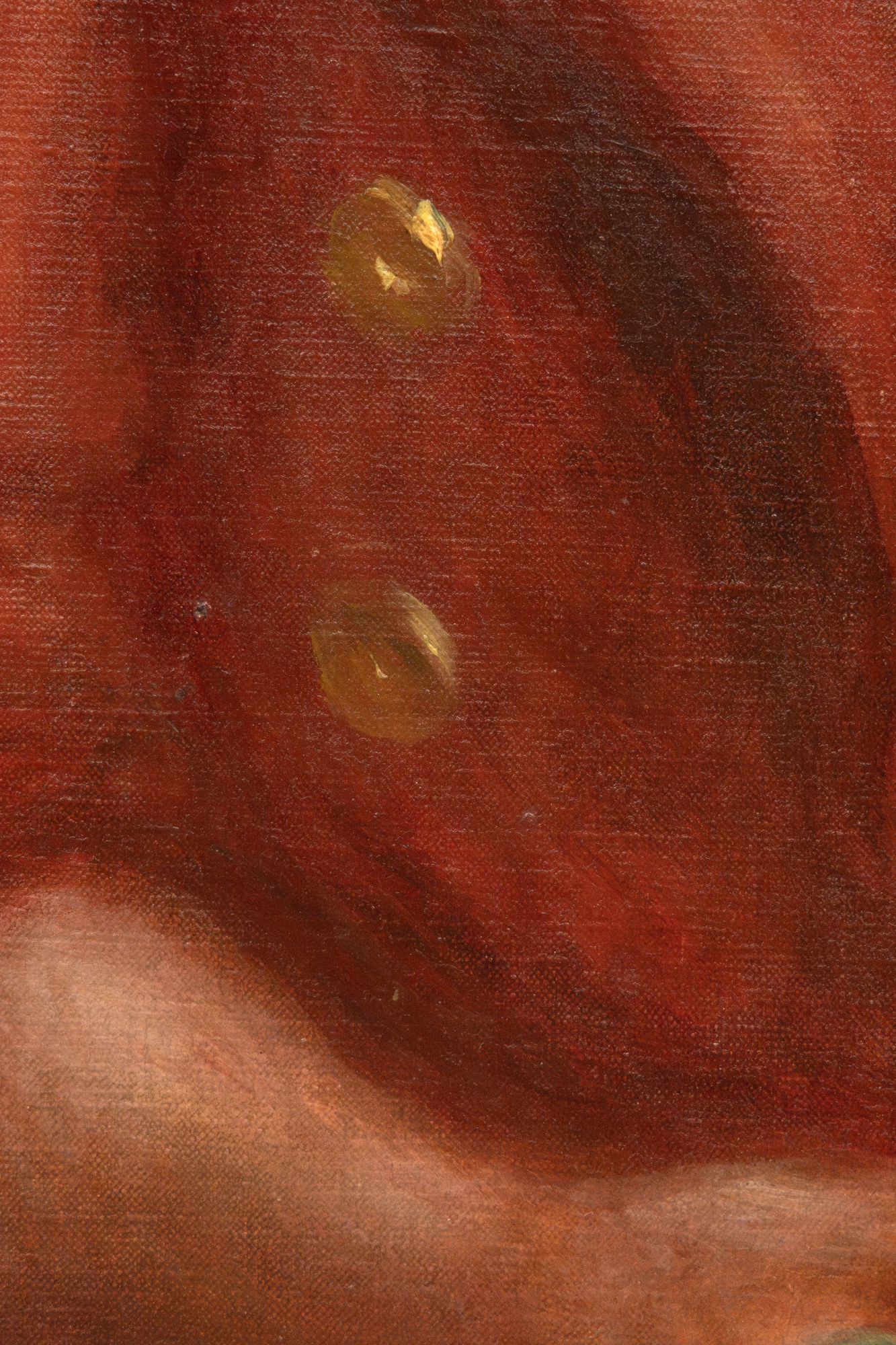 <div><font face=Lato size=3 color=black>From the earliest days of painting during the nineteenth century, which was precipitated by the advent of Impressionism, Renoir established a reputation as the finest portrait painter among the emerging landscapists. Works such as Lise with a Parasol (1867) demonstrated his ability to capture the essence of his subjects with a distinctive flair, setting him apart from his peers. Inspired by a transformative trip to Italy in 1882, Renoir shifted his approach, emphasizing modeling and contours with smooth, blended handling, integrating a new found rigor and clarity reminiscent of the old masters. Often referred to as Renoir’s “Ingres period,” he retained the reputation of the painter best suited to manage the traditional process of recording a sitter's likeness with the distinctive flair and vibrancy of an Impressionist. </font></div>
<br>
<br><div><font face=Lato size=3> </font></div>
<br>
<br><div><font face=Lato size=3 color=black>By 1890, Renoir’s style evolved again. He thinned his pigments to achieve a jewel-like translucence, infusing his works with a tender, ethereal quality. This final phase reflects the physical limitations of encroaching rheumatoid arthritis but also a deeper, more reflective approach to his subjects, capturing their inner light and character with subtle, luminous strokes. </font></div>
<br>
<br><div><font face=Lato size=3> </font></div>
<br>
<br><div><font face=Lato size=3 color=black>No longer obliged to rely upon society portrait commissions, by 1900, Renoir began to focus on portraits and studies of family, close friends, and neighbors. “Fillette à l’orange”, painted in 1911, extends our appreciation of his very personal, intimate style and reputation for imbuing his portraits of children with all the affectionate charm he could muster. It avoids the softer, generalized approach that prompted his son Jean’s remark that “we are all Renoir’s children, ”idealized versions of beauty and sensuality expressed in universal rather than with physiognomic specifics. We may never know her identity, but her likeness is vivid because Renoir concentrates on her face and expression. Nevertheless, the interplay of light and color highlights her features and brings to life the tender and affectionate nature characteristic of Renoir’s later portraits. An orange as an accessory is often included in portraiture as a symbol of fertility. Yet, here, it seems to serve as a formal element for the artist to demonstrate his skill at displaying its size, shape, and heft in this young girl's hand.</font></div>