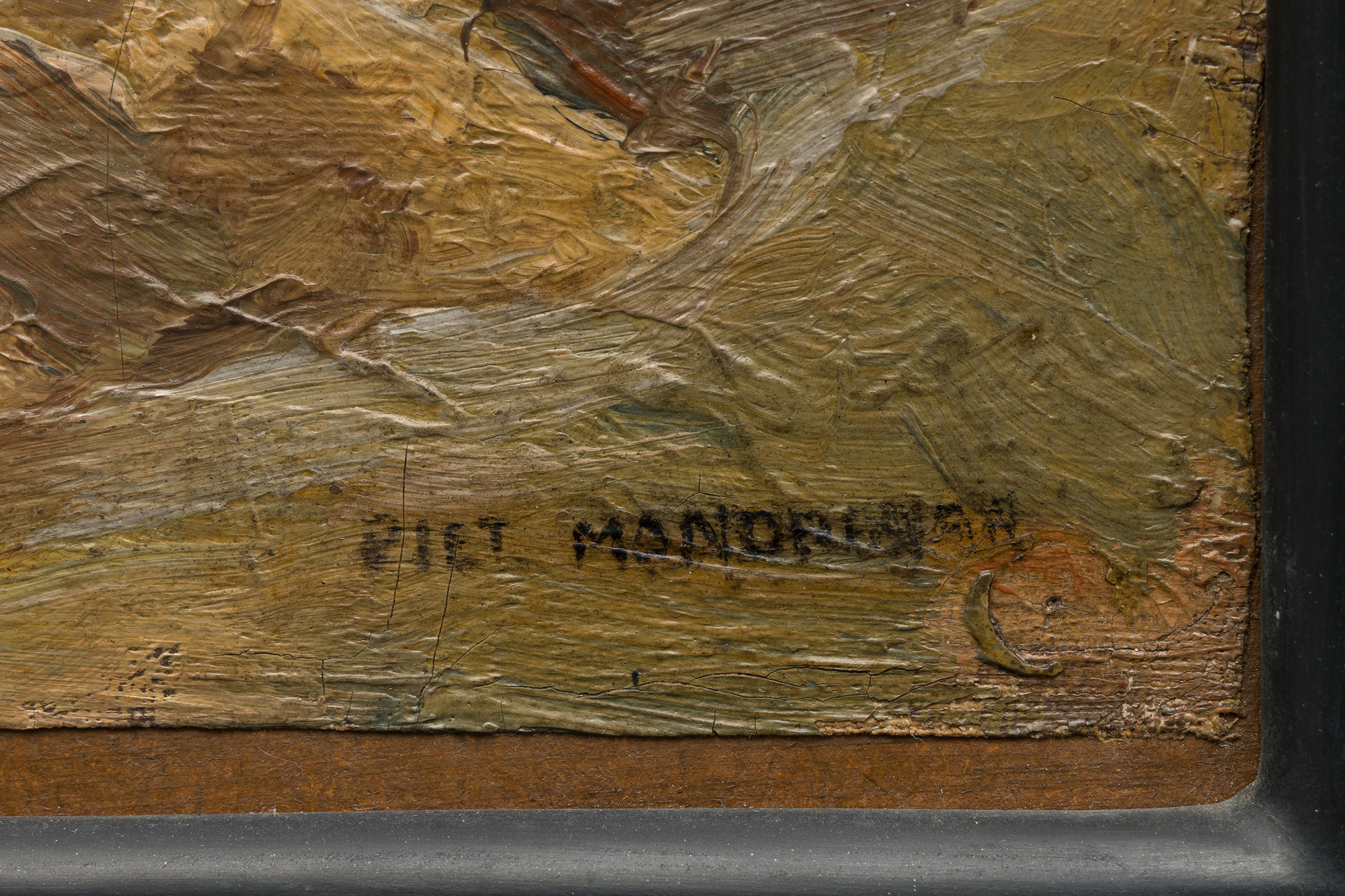 <div>"House in the Countryside," a rare early oil on canvas by Piet Mondrian circa 1898, offers a window into the artist’s pre-abstraction period, likely executed "en plein air." This intimate painting, one of approximately 47 works from this phase across various media, showcases Mondrian’s early dedication to capturing the essence of place. The composition features a modest house set within the landscape, rendered with soft, earthy tones and a delicate interplay of light and shadow, reflecting his youthful passion for naturalistic depiction. Unlike his later abstract works, which began after he turned 40 following the 1911 Picasso exhibition that inspired his Cubist turn, these early pieces reveal a confident realism that laid the groundwork for his iconic style. </div>
<br>
<br><div> </div>
<br>
<br><div>The works from this period, prior to Mondrian’s shift toward coastal scenes, boats, and floral subjects, highlight his penchant for landscape, a theme that subtly persisted in his later abstractions, particularly those inspired by the grid-like layout of New York City, such as "Broadway Boogie Woogie" (1942-43) and “New York City I” (1942). With early landscapes offering a more accessible price point yet holding immense academic importance, they attract museums and savvy, thoughtful collectors. Comparable works reside in The Metropolitan Museum of Art, The Cleveland Museum of Art, and The Art Institute of Chicago.  This piece stands as a rare testament to Mondrian’s evolving genius and the foundational role of landscape in his oeuvre. The painting’s most recent owner is Nicholas Fox Weber, the distinguished art historian, scholar, and president of the Josef Albers Foundation. </div>