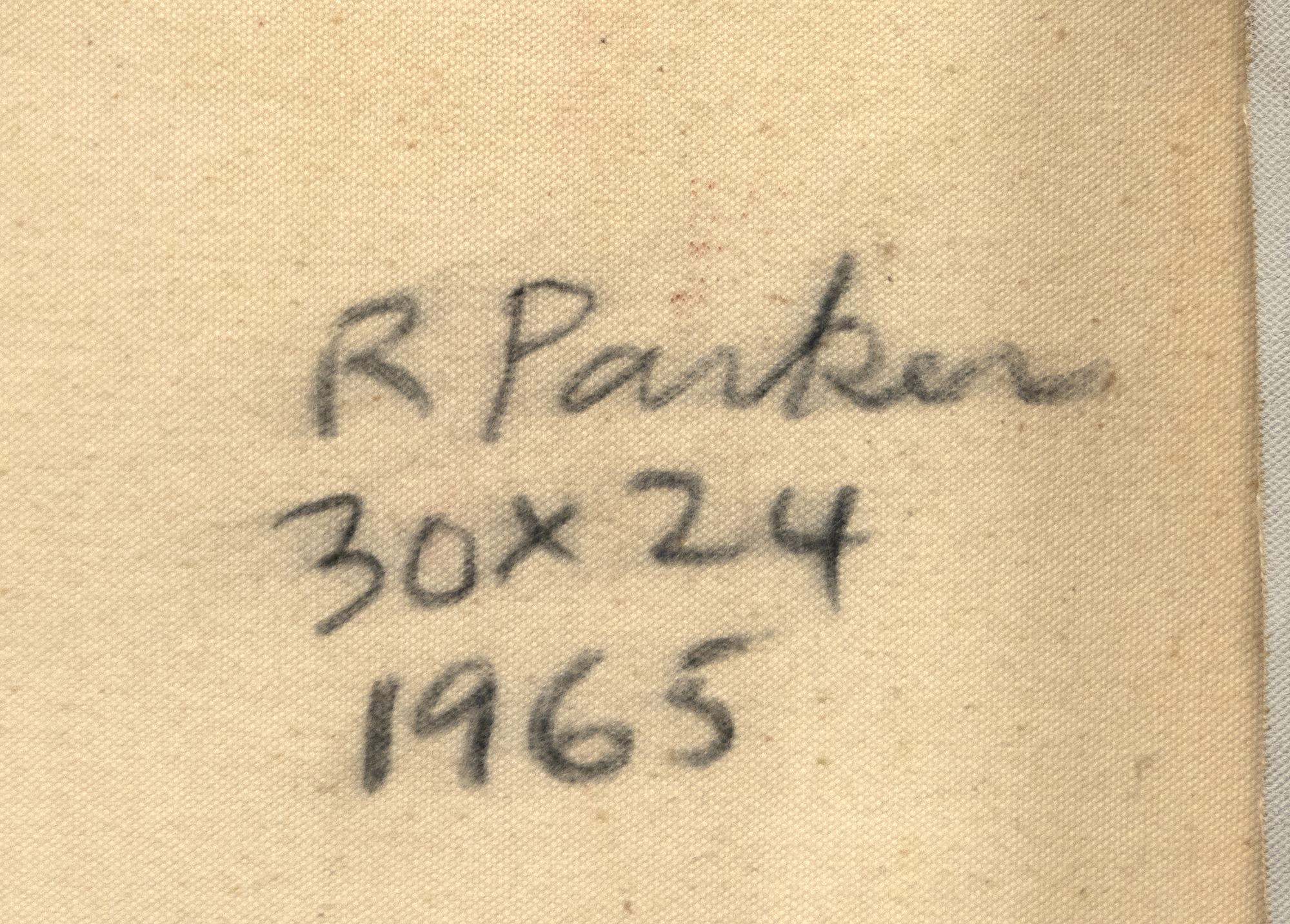 Desde finales de la década de 1950 hasta mediados de la de 1960, las primeras contribuciones de Ray Parker a la pintura Color Field destacan por su calidad vibrante y fresca. Parker disponía dos o más bloques de color robustos y de bordes rugosos utilizando una técnica vigorosa y con pinceladas sobre grandes lienzos preparados con gesso. Estos bloques, realizados con colores saturados pero sutilmente vibrantes, muestran una energía inconfundible. Aunque las composiciones de Parker pueden recordar a las de Rothko, la forma en que se aplica el color -sólida y enérgica- las diferencia. Manteniendo la gran escala y el dinamismo de la Escuela de Nueva York, la obra de Parker diverge al renunciar a la intensidad emocional asociada a menudo con el Expresionismo Abstracto y adopta una visión del movimiento desprovista de su típico patetismo.