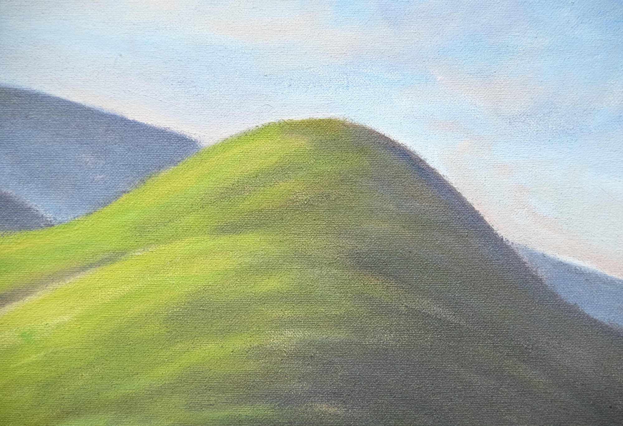 RAY STANFORD STRONG - Spring, Black Mountain, Marin County RAY STANFORD STRONG - Spring, Black Mountain, Marin County - oil on canvas - 24 x 44 in.