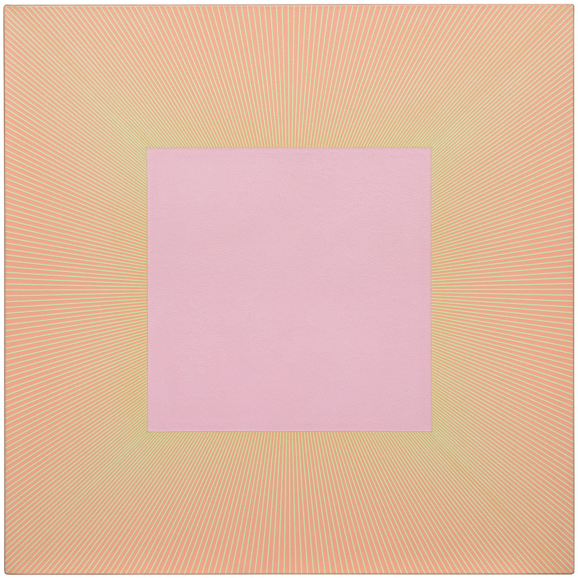 RICHARD ANUSZKIEWICZ - Pale Pink RICHARD ANUSZKIEWICZ - Pale Pink - acrylic - 48 1/4 x 48 1/4 in.