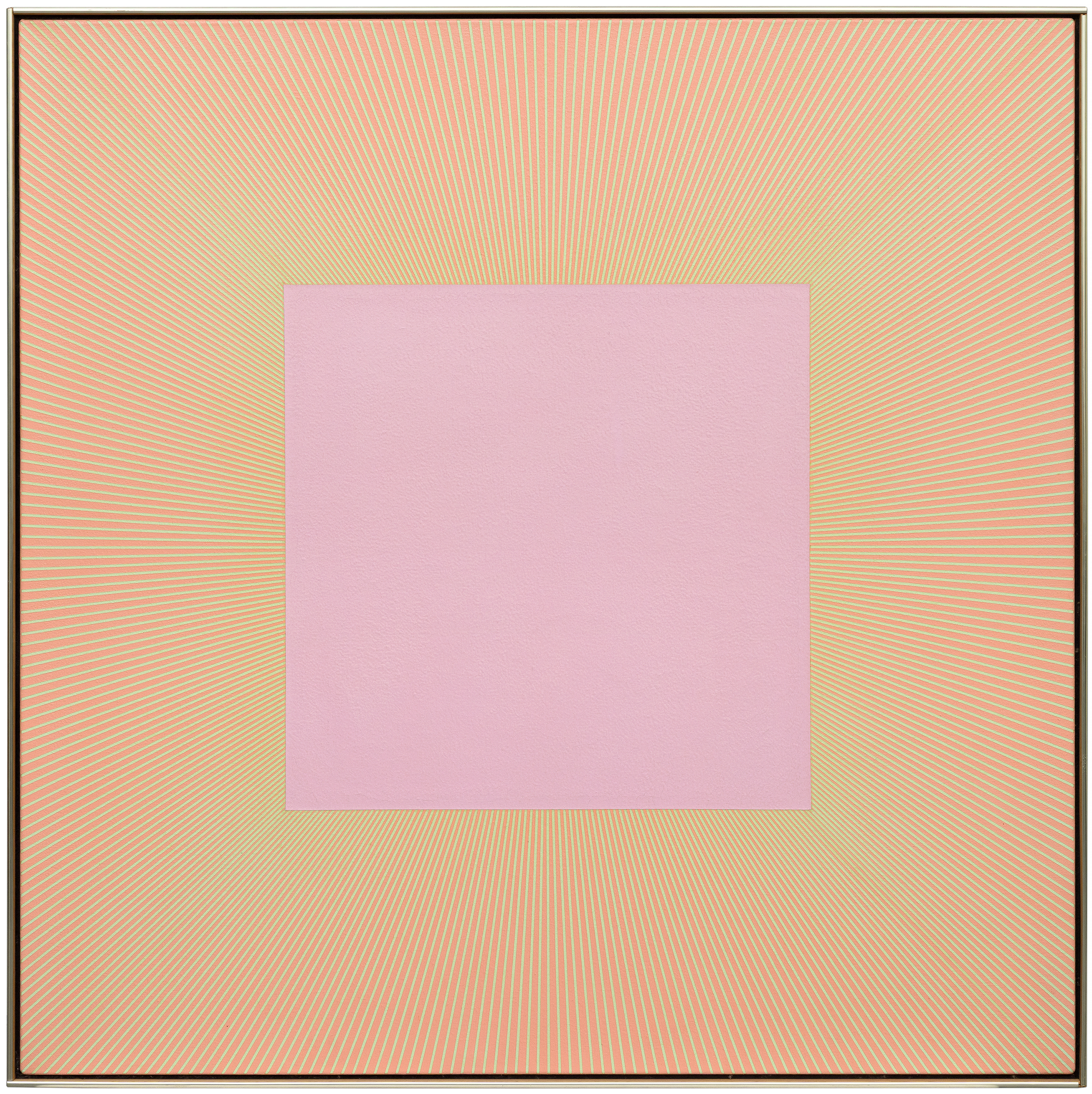 RICHARD ANUSZKIEWICZ - Pale Pink RICHARD ANUSZKIEWICZ - Pale Pink - acrylic - 48 1/4 x 48 1/4 in.
