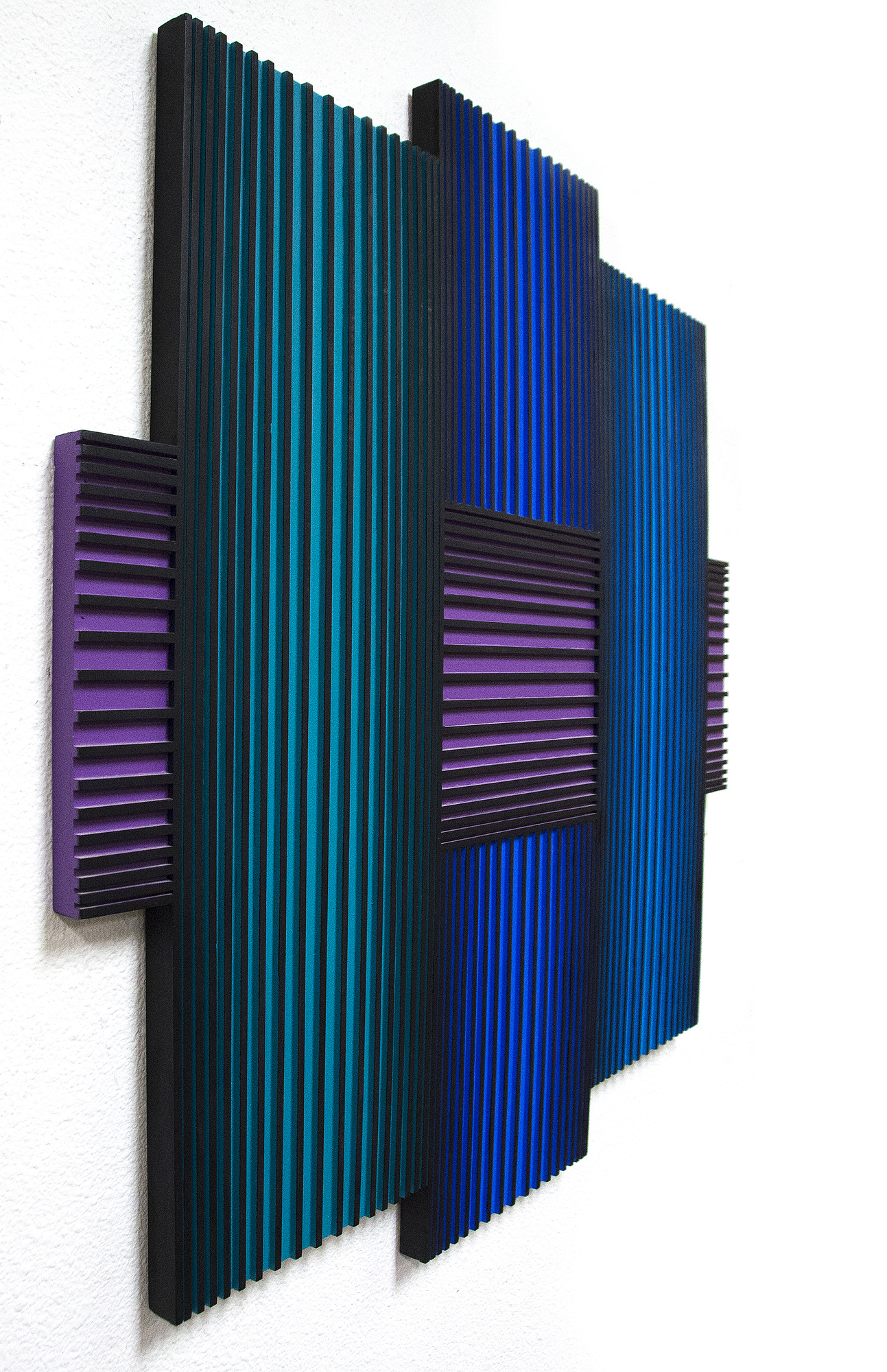 RICHARD ANUSZKIEWICZ - Translumina Op Art evolved as an alternative trend in painting to the abstract expressionist movement of the 1950s. The genesis of the movement was in the 1960s, when artists such as Victor Vasarely, Bridget Riley, and Richard Anuszkiewicz embraced a more structured and geometric approach to their painting, often using visual tricks to create a sense of movement. While the artistic and spiritual predecessors to OP Art, such as Josef Albers (!888-1976), utilized a softer and more subdued approach, the Op Artists were using bold, large-scale works with variable dimensions to create their visual statement. <br><br>A student of Albers, Richard Anuszkiewicz, used enamel and acrylic paint on wood in such a way to create his uncompromising and exact compositions. A great sense of action can be felt in the present work, "Translumina". The sister piece to "Translumina," "Translumina II" (1986), is in the permanent collection of the Albright-Knox Art Gallery, Buffalo.