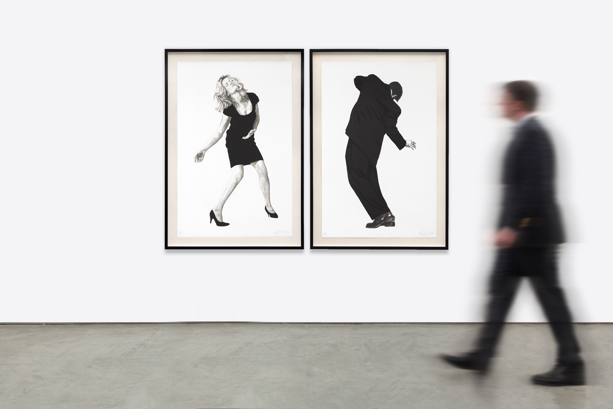 &lt;div&gt;&lt;font face=Lato size=3 color=black&gt;Robert Longo’s &lt;em&gt;Barbara&lt;/em&gt; and &lt;em&gt;Rafael&lt;/em&gt; (1998) come from artist’s iconic &lt;em&gt;Men in the Cities&lt;/em&gt; series, these works depict sharply dressed figures in contorted, suspended motion—at once elegant and tense. Originating from staged photographs of friends, Longo translated these dynamic poses into highly refined, stylized images that explore the psychological intensity of contemporary urban life. The pair are lithographs from an edition of 120, with 10 artist proofs and 18 additional proofs, and have not previously appeared at auction. Examples from the series are held in major public collections, including the Whitney Museum of American Art, the Buffalo AKG Art Museum, and the Saint Louis Art Museum.&lt;/font&gt;&lt;/div&gt;