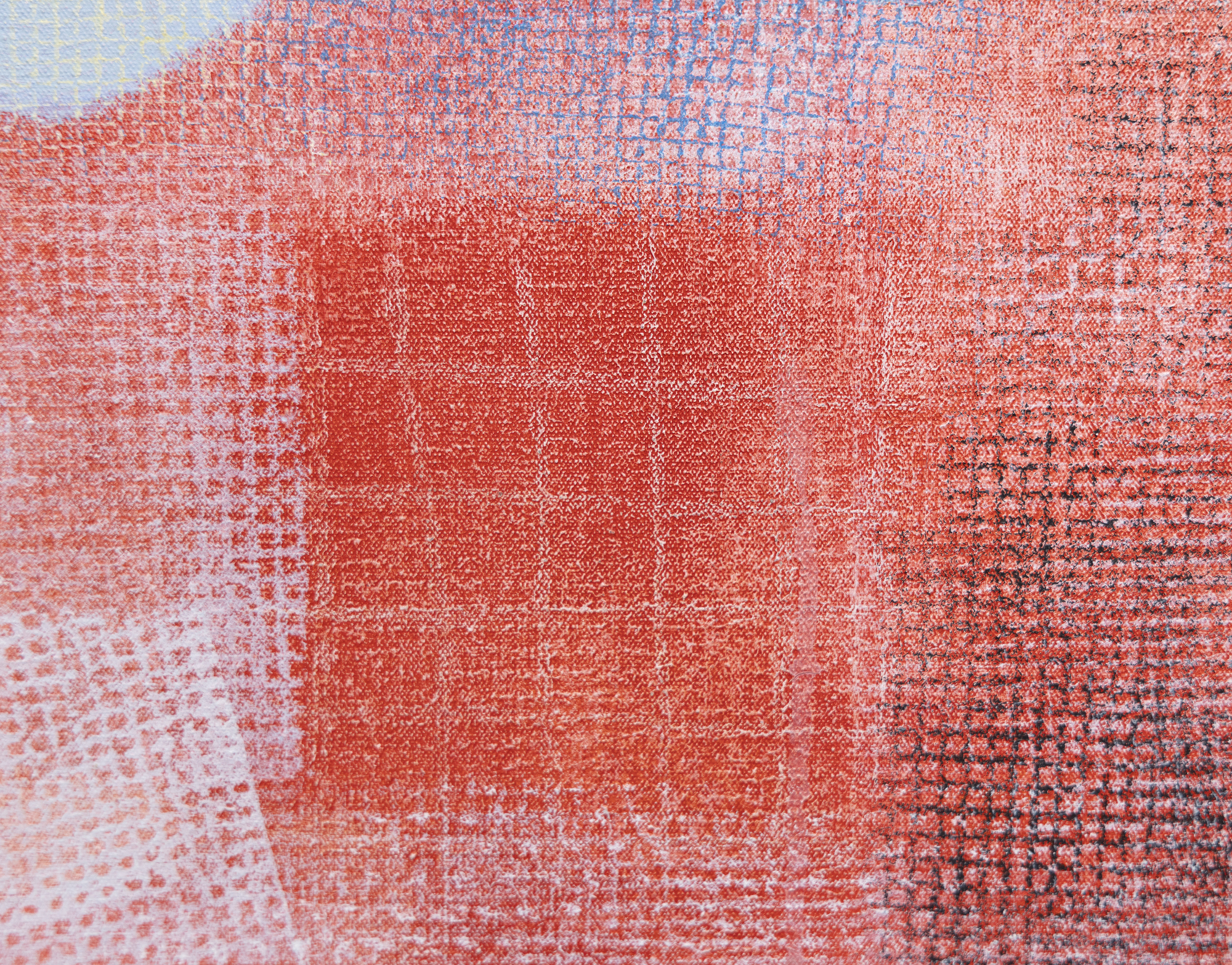 روبرت ناتكين - سلسلة برن - أكريليك على قماش - 48 × 53 بوصة.