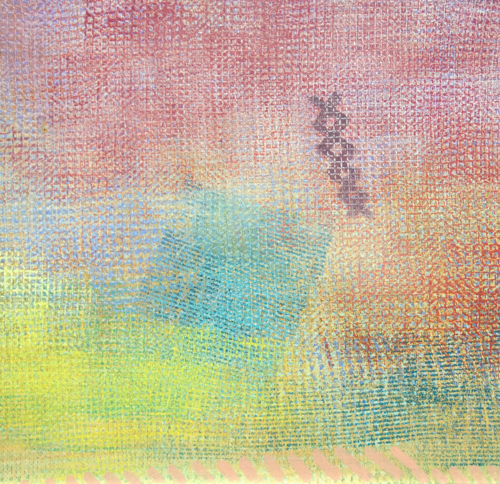 ROBERT NATKIN - Ohne Titel - Acryl auf Leinwand - 60 x 60 in.