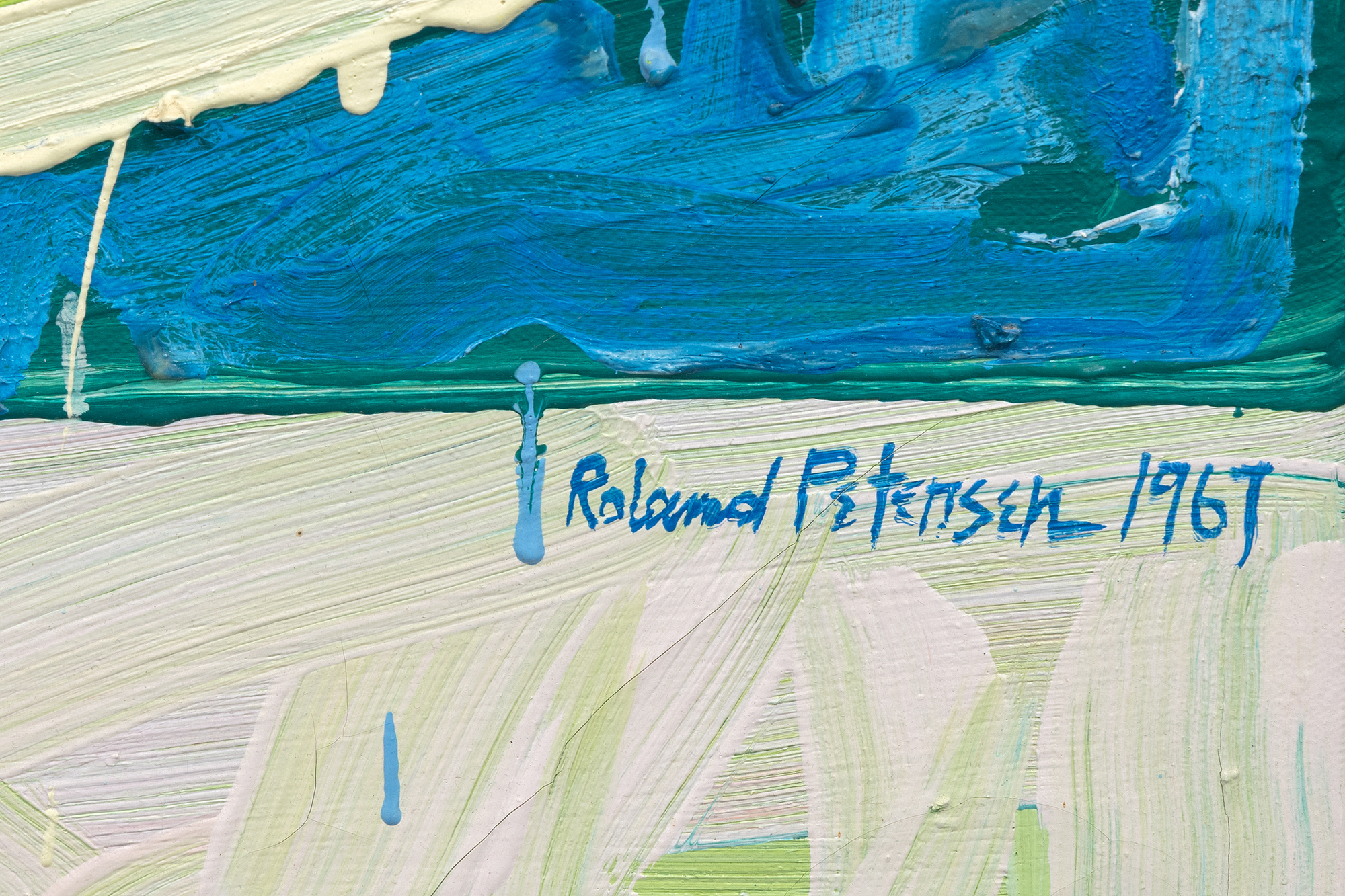 ROLAND PETERSEN - Waiting Figure ROLAND PETERSEN - Waiting Figure - oil on canvas - 68 x 56 in.