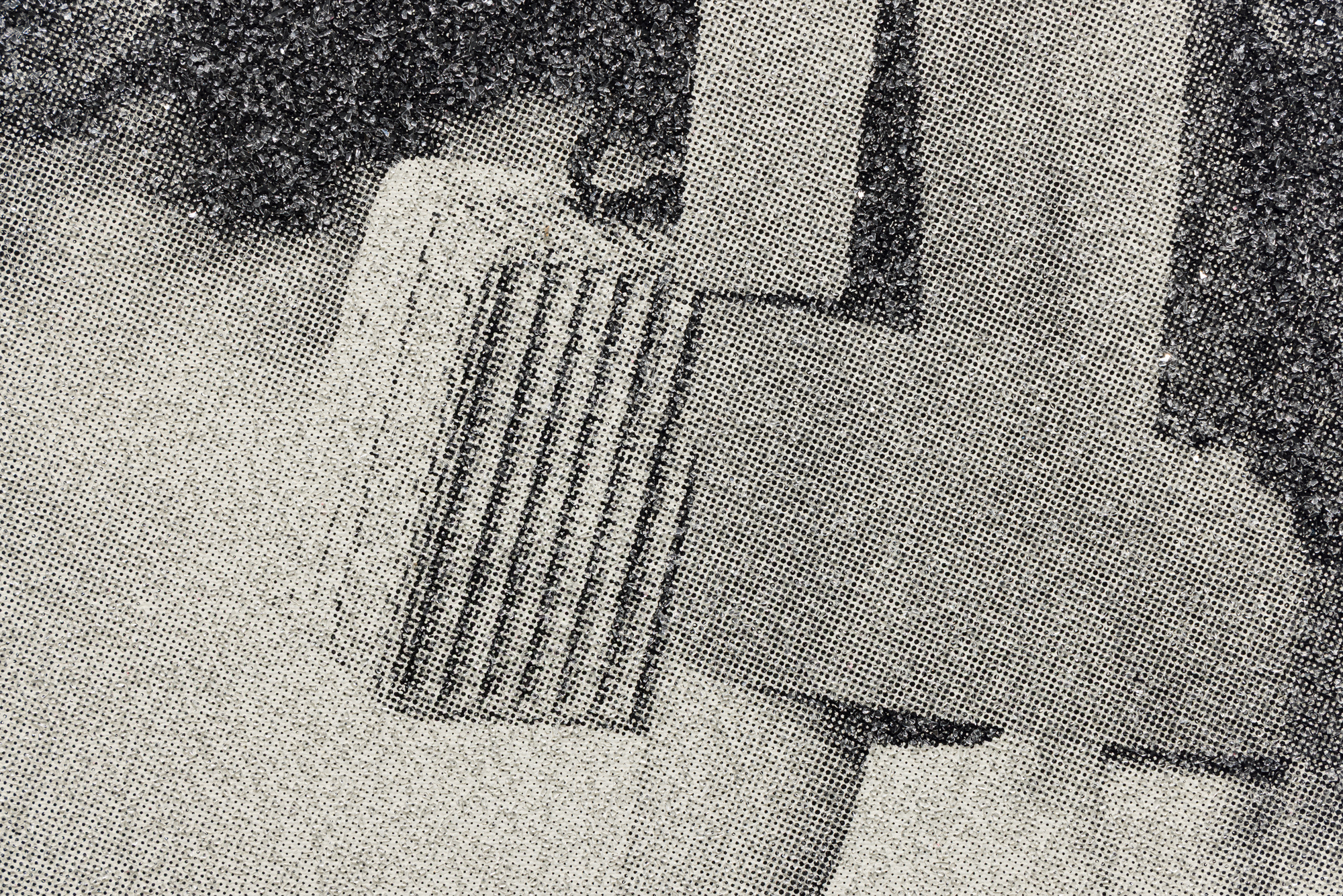 RUSSELL YOUNG - Audrey Hepburn - screenprint on linen with diamond dust - 38 x 30 in.