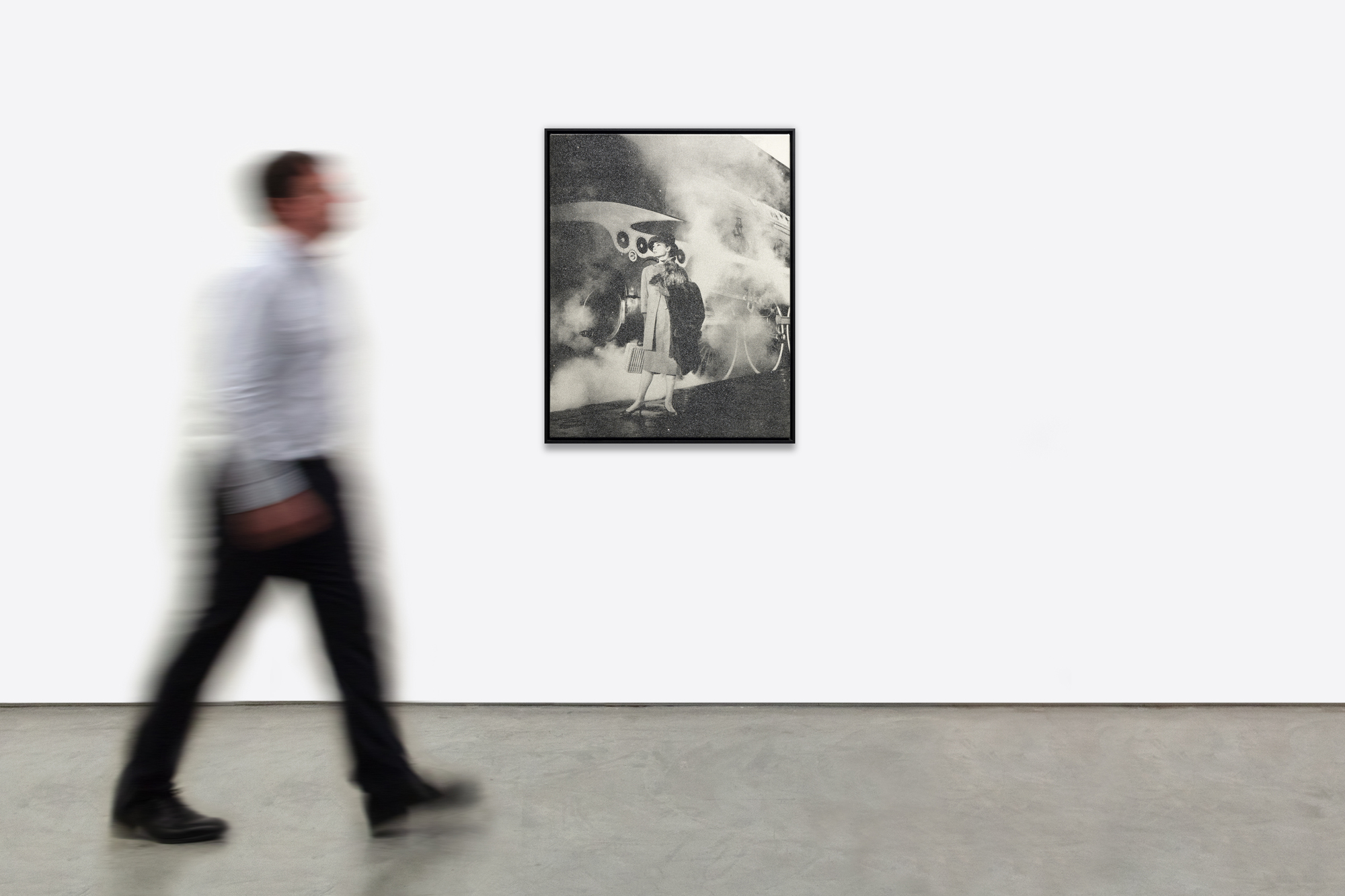 RUSSELL YOUNG - Audrey Hepburn - screenprint on linen with diamond dust - 38 x 30 in.