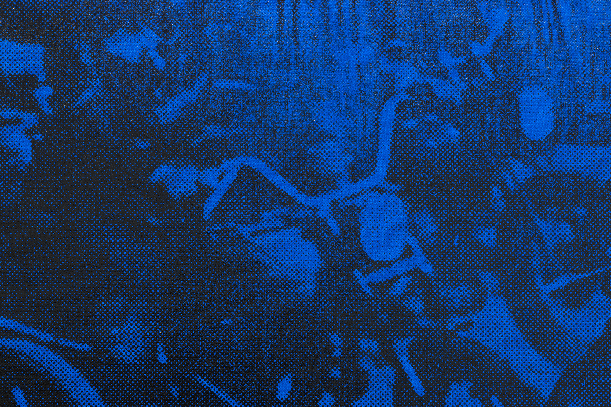 RUSSELL YOUNG - Brando Bike RUSSELL YOUNG - Brando Bike - screenprint on linen - 62 x 48 in.