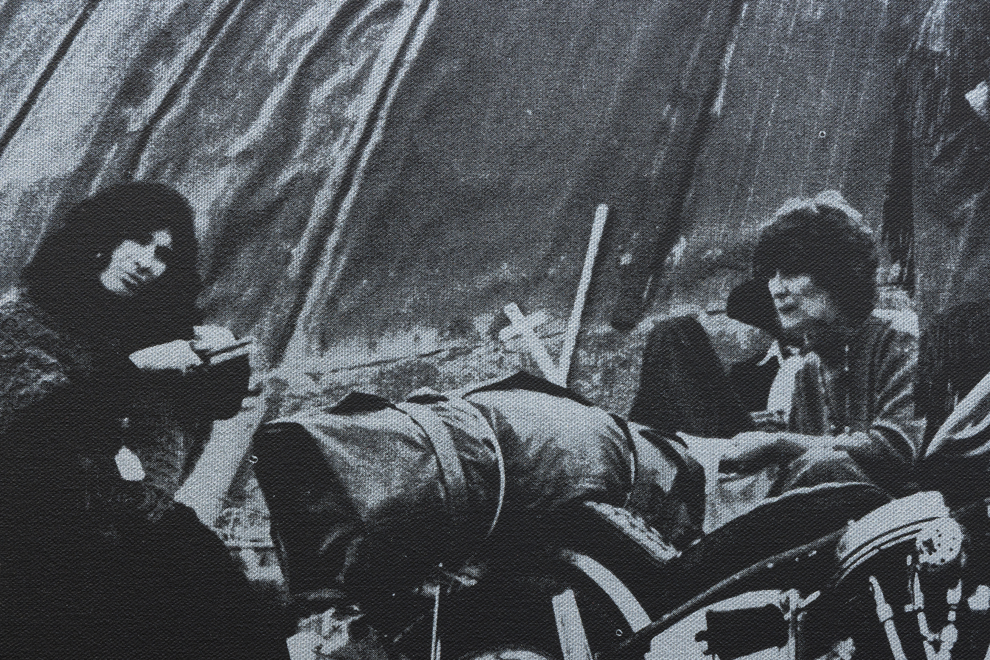 RUSSELL YOUNG - Easy Rider RUSSELL YOUNG - Easy Rider - screenprint on canvas - 27 x 37 in.