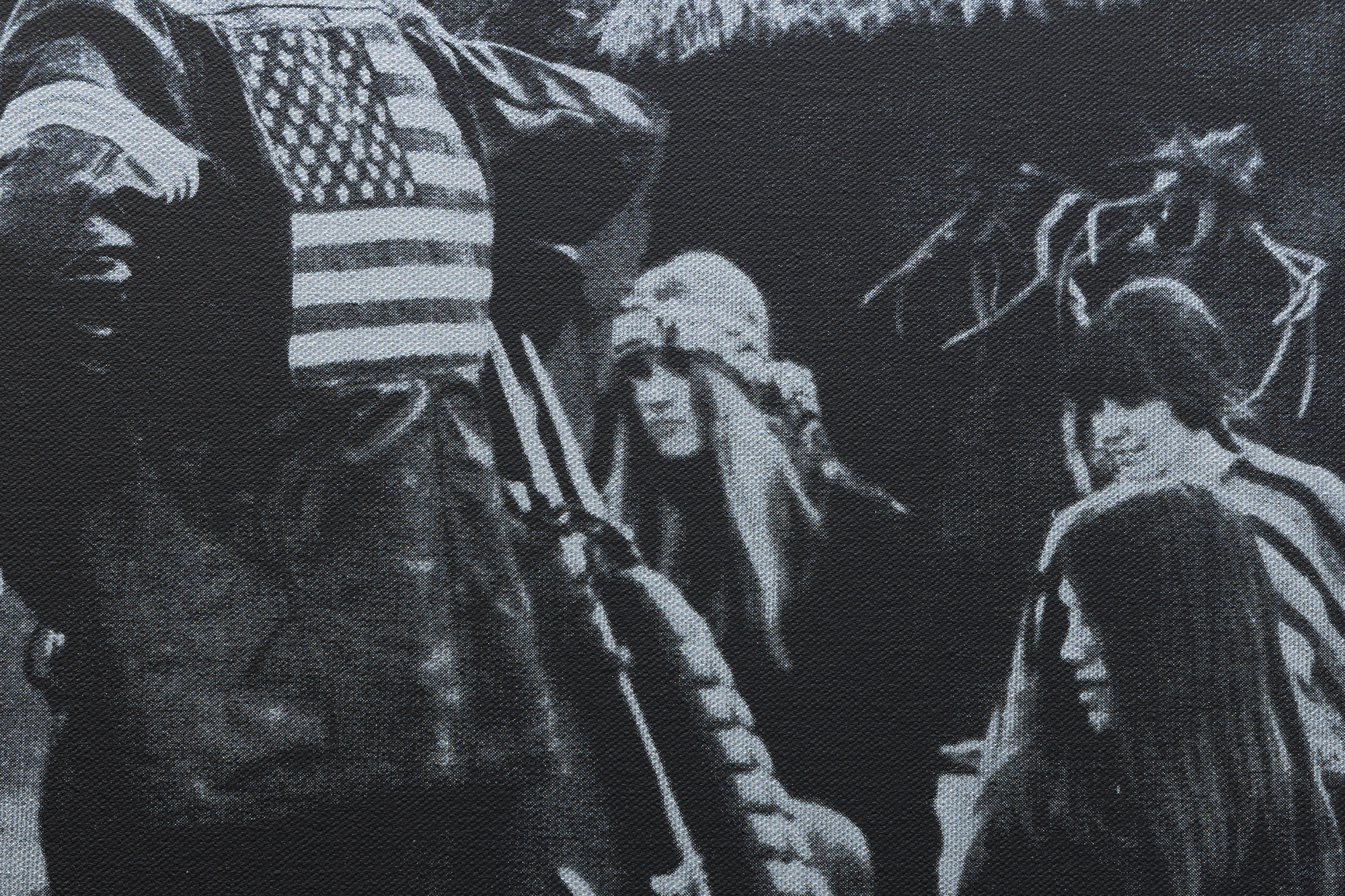 RUSSELL YOUNG - Easy Rider RUSSELL YOUNG - Easy Rider - screenprint on canvas - 27 x 37 in.