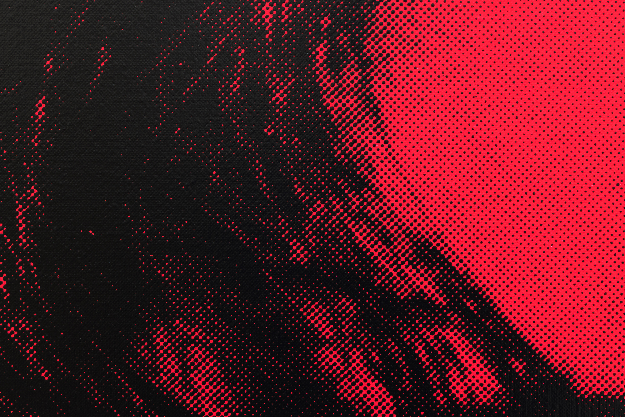 RUSSELL YOUNG - Elizabeth Taylor Portrait - screenprint on linen - 62 x 48 in.