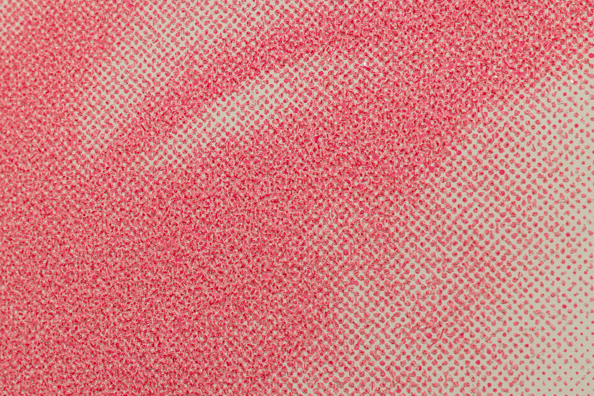 RUSSELL YOUNG - Kurt Cobain - acrylic paint, enamel and diamond dust screen print on linen - 62 x 48 in.