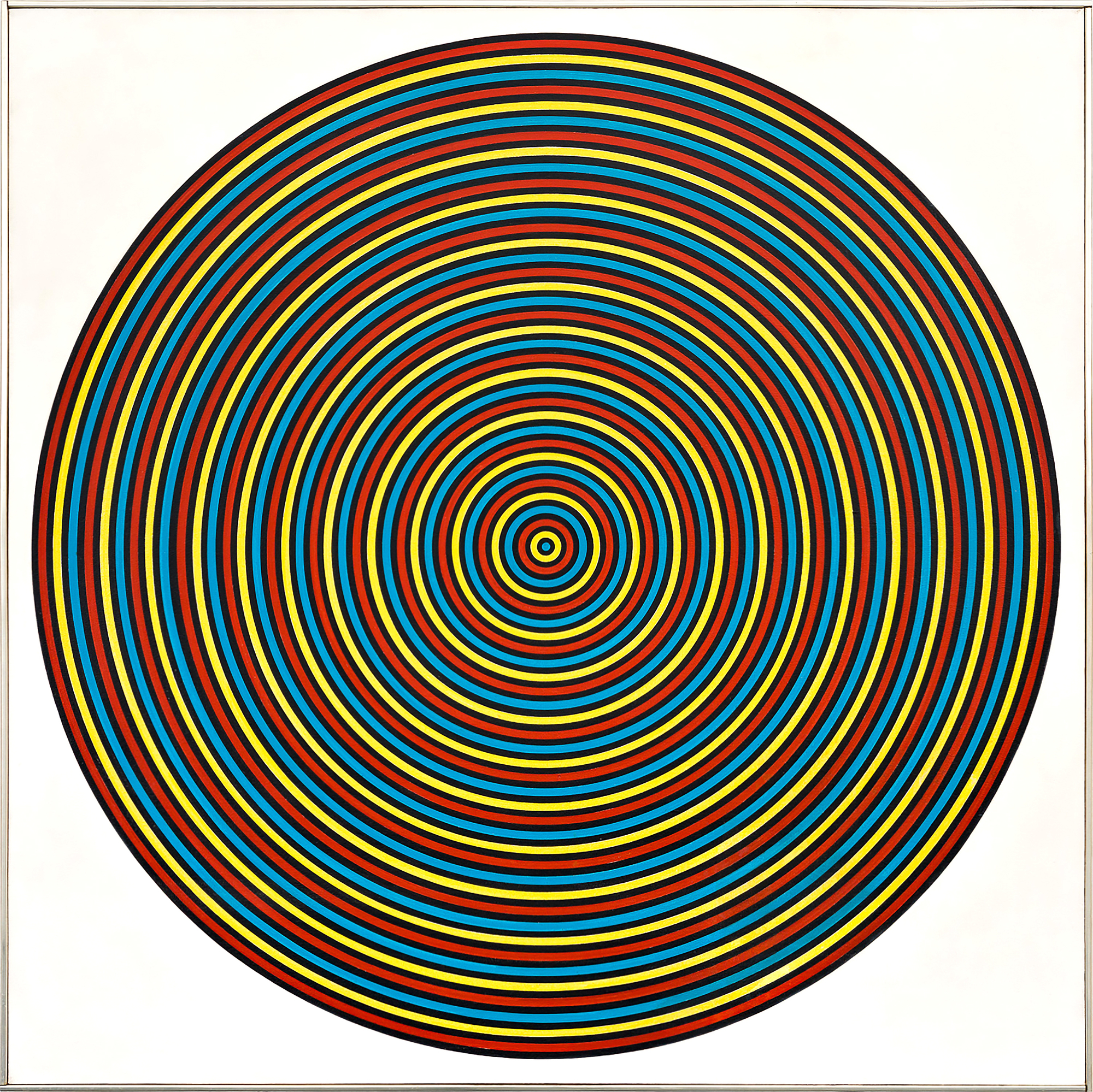 TADASUKE (Tadasky) KUWAYAMA - B-139 - acrylic on canvas - 47 x 47 in.