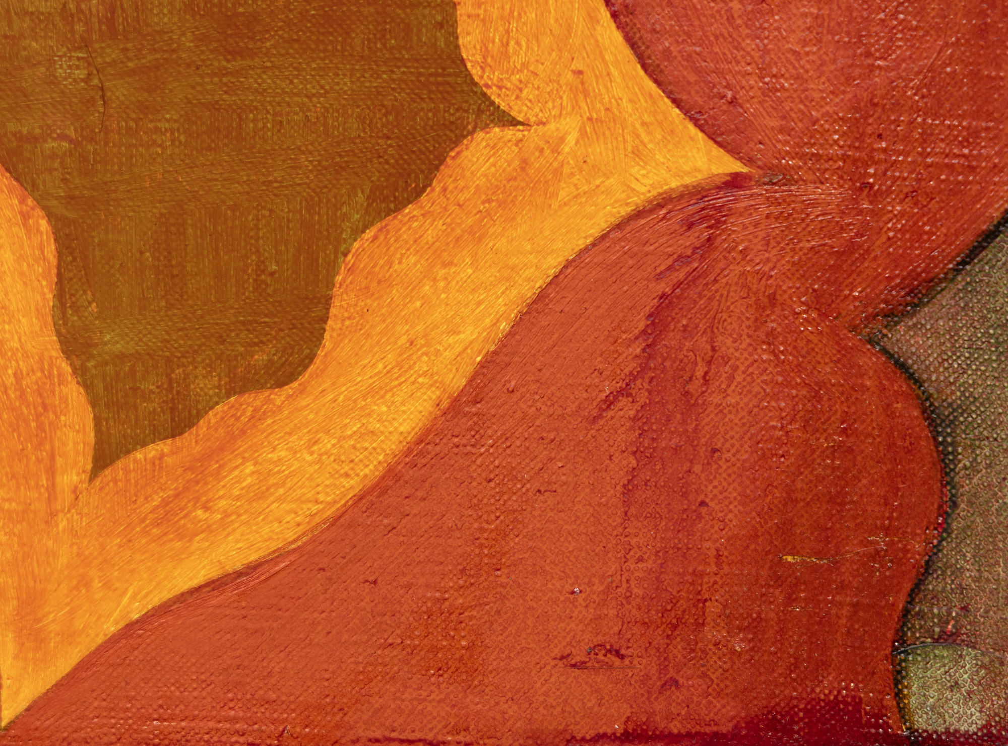 Nacido en 1944, Thomas Nozkowski creó pequeñas pinturas de gran riqueza cromática que reflejan las influencias dicotómicas de los expresionistas abstractos y los refugiados de la Bauhaus con los que estudió en la Cooper Union. Utilizando un pincel pequeño, su manejo incluye el raspado y el frotamiento de la pintura en formas que se registran en la obra terminada. Desarrolló un vocabulario distintivo y de gran alcance, empleando formas geométricas de tipo biomórfico en variadas combinaciones de colores y una amplia gama de asociaciones: suelos de baldosas, grupos de células, arquitectura y espacio exterior. A menudo, se destilan de sus propios recuerdos y experiencias. Nozkowski comentó este cuadro en concreto (Sin título, 1994) diciendo que refleja su fascinación por las escenas mitológicas pintadas en los paneles de las arcas de cassones del Renacimiento. Dijo que era el mejor de los tres o cuatro paneles de 15" x 30" de esta serie. Nozkowski fue manejado durante muchos años por la Galería Pace. Murió en 2019.