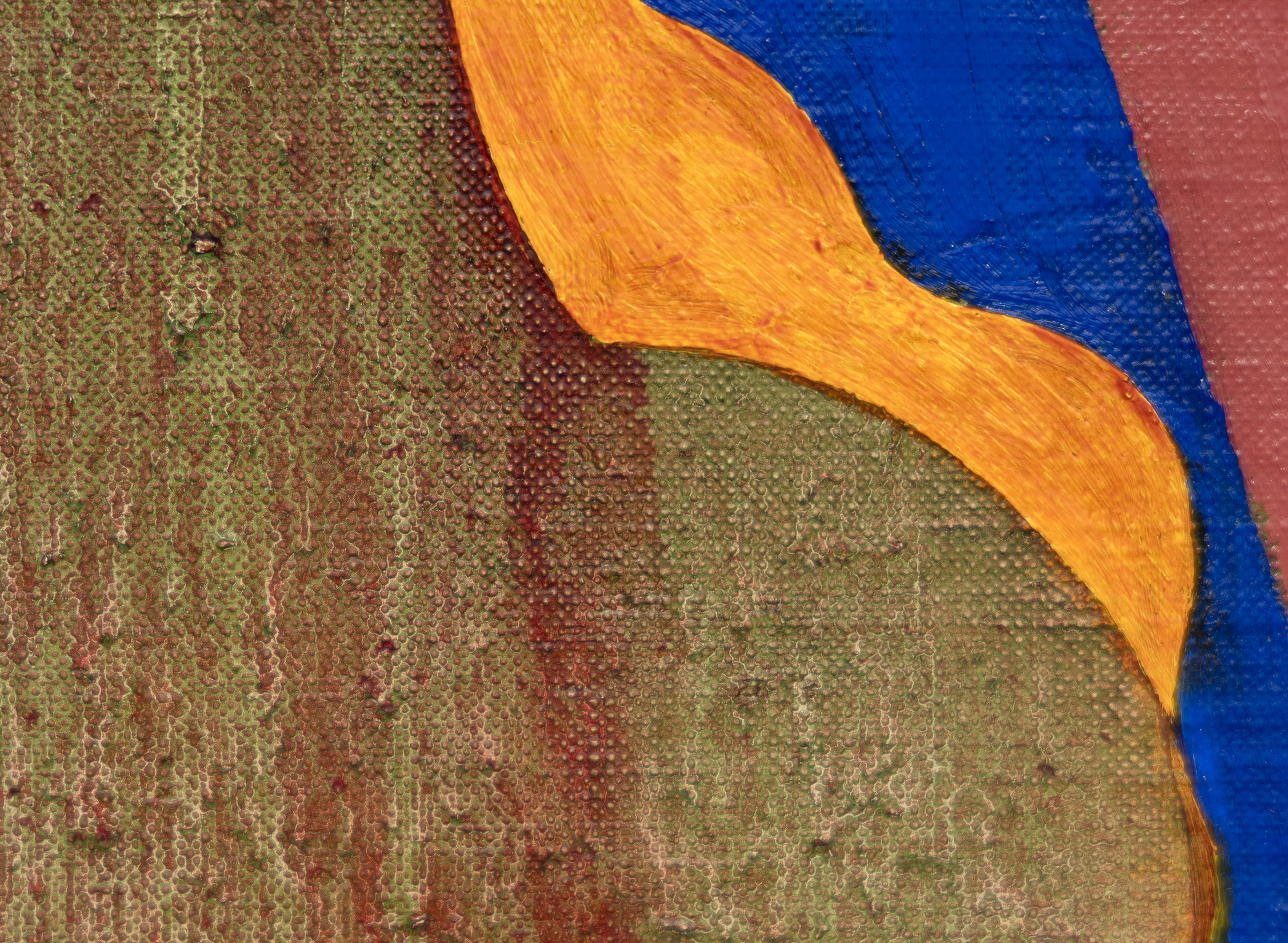 תומאס נוזקובסקי נולד ב-1944 ויצר ציורים קטנים בגוון עשיר המשקפים את ההשפעות הדיכוטומיות של האקספרסיוניסטים המופשטים ופליטי הבאוהאוס שעמם למד באיחוד קופר. באמצעות מברשת קטנה, הטיפול שלו כולל גירוד ושפשוף צבע בדרכים שנרשמות בעבודה המוגמרת. הוא פיתח אוצר מילים ייחודי ורחב היקף לפריסת צורות גיאומטריות דמויי ביומורפיות בערכות צבעים מגוונות ומגוון רחב של אסוציאציות: ריצוף אריחים, לאשכולות תאים, לארכיטקטורה ולחלל החיצון. לעתים קרובות, הם מזוקקים מזיכרונותיו וחוויותיו. נוזקובסקי הגיב על הציור הספציפי הזה (ללא כותרת, 1994) ואמר כי הוא משקף את המשיכה שלו לסצינות המיתולוגיות שצוירו על לוחות חזה נדוניה של הרנסנס. הוא ביטא אותו כאחד הטובים ביותר מבין שלושה או ארבעה לוחות בגודל 15 אינץ' x 30 אינץ' בסדרה זו. נוזקובסקי טופל במשך שנים רבות על ידי גלריית פייס. הוא נפטר בשנת 2019.