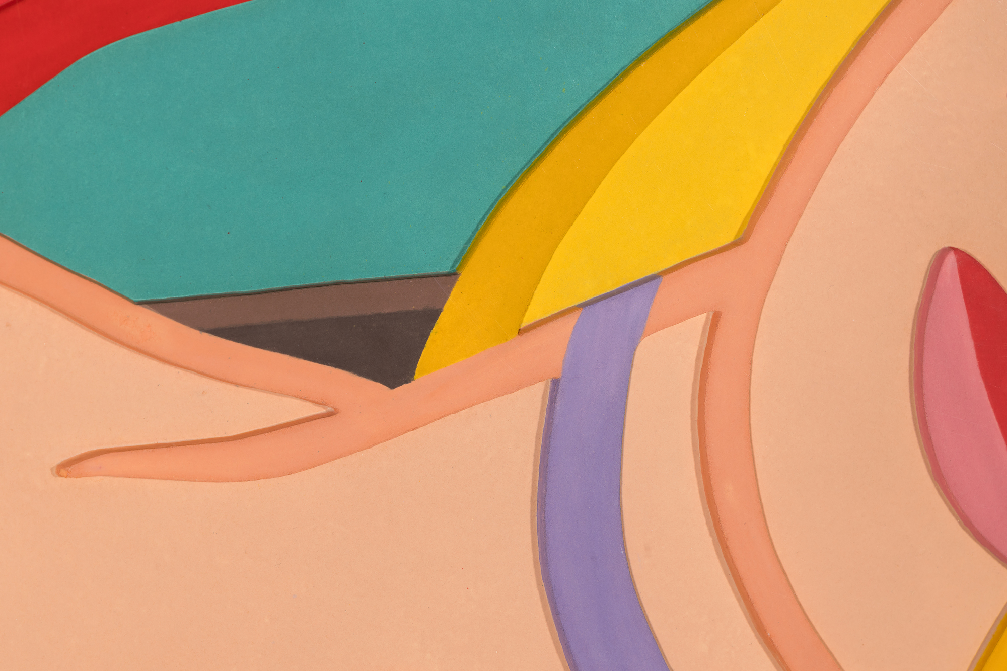TOM WESSELMANN - Blonde Vivienne - Mixografia® print on handmade paper - 40 1/2 x 40 1/2 in.