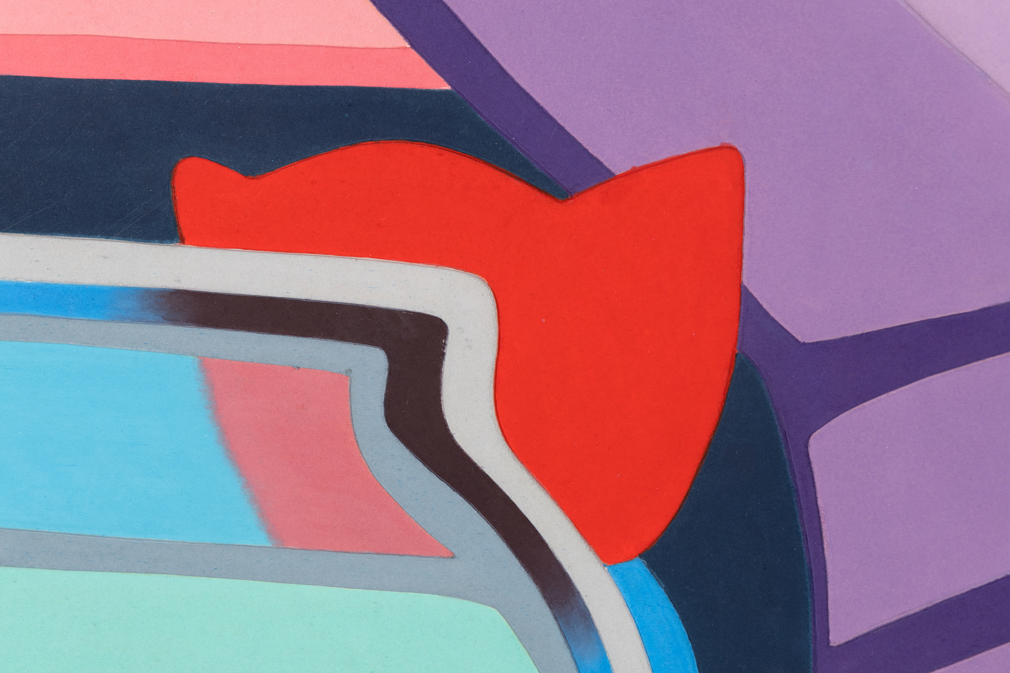 TOM WESSELMANN - Still Life With Blonde and Goldfish - Mixografia® print on handmade paper - 33 1/4 x 38 3/4 in.