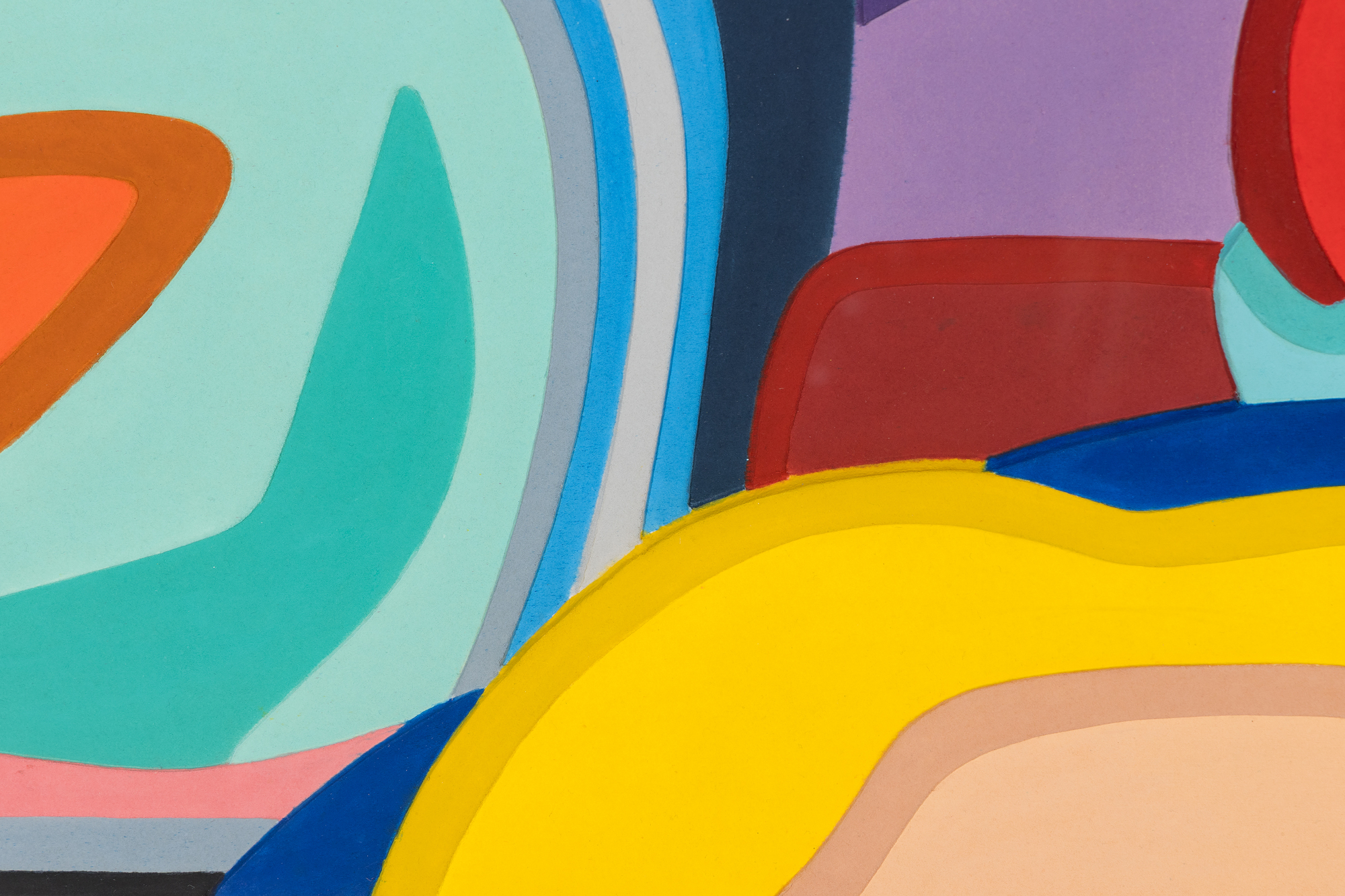 TOM WESSELMANN - Still Life With Blonde and Goldfish - Mixografia® print on handmade paper - 33 1/4 x 38 3/4 in.